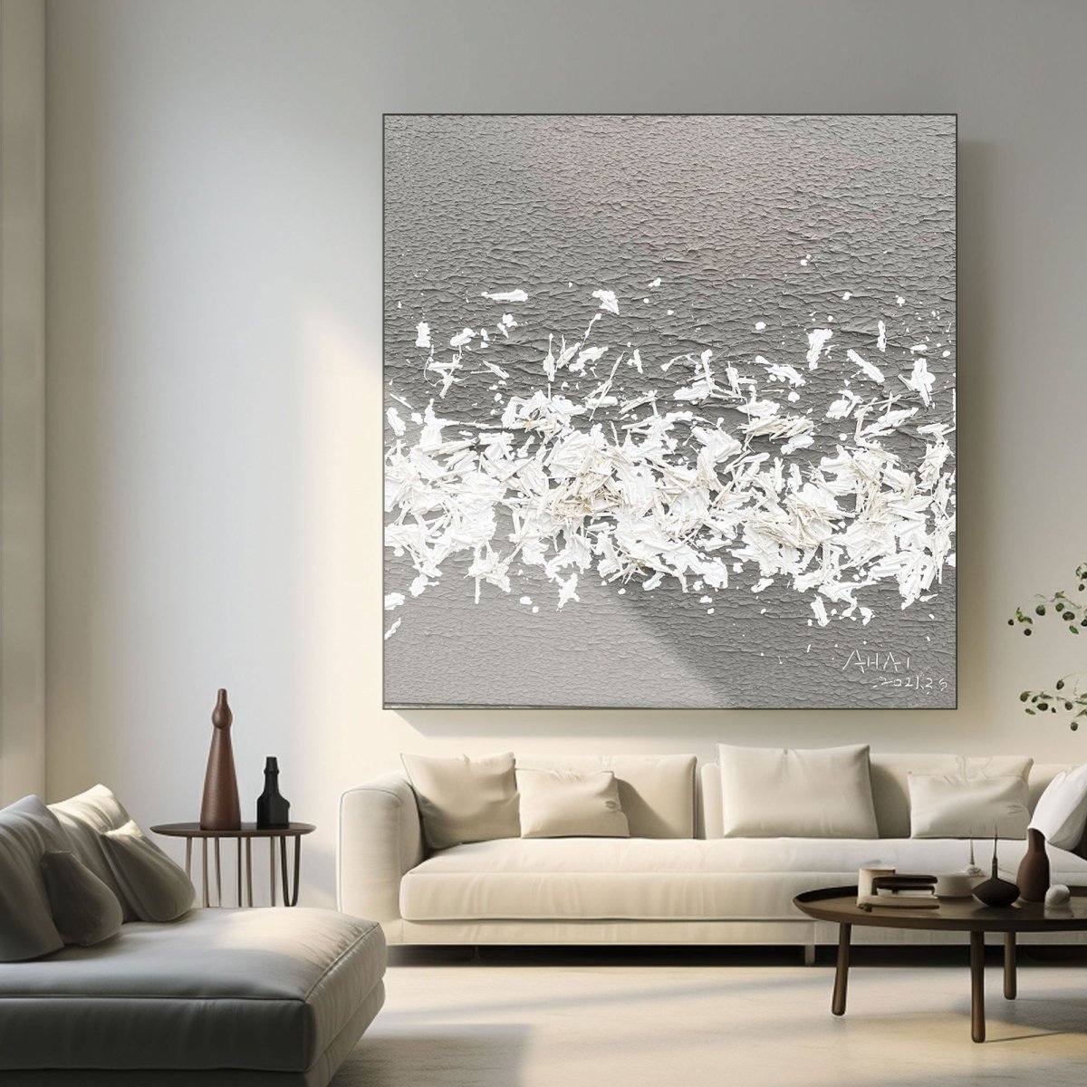 Plaster Art Textured Painting RAB613 - royalbrushart