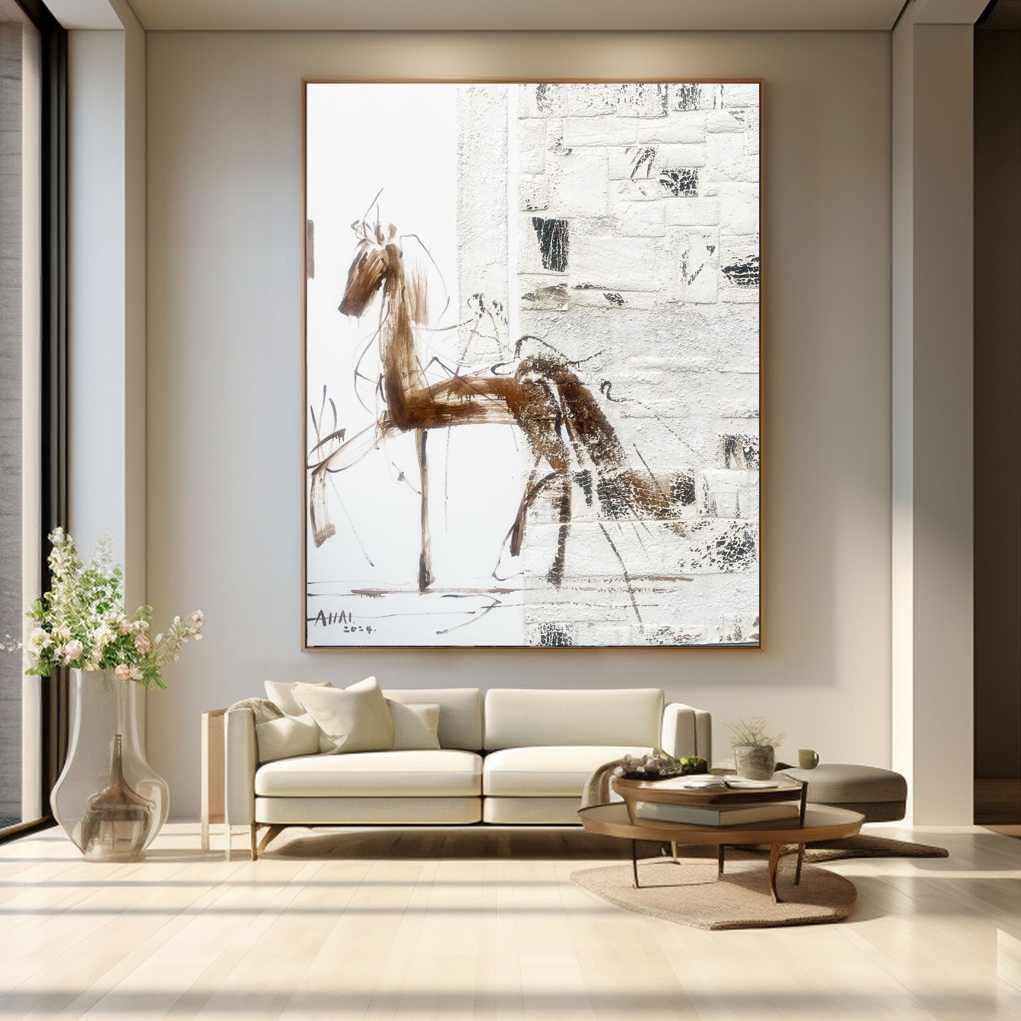 Contemporary Horse Art #LBV426