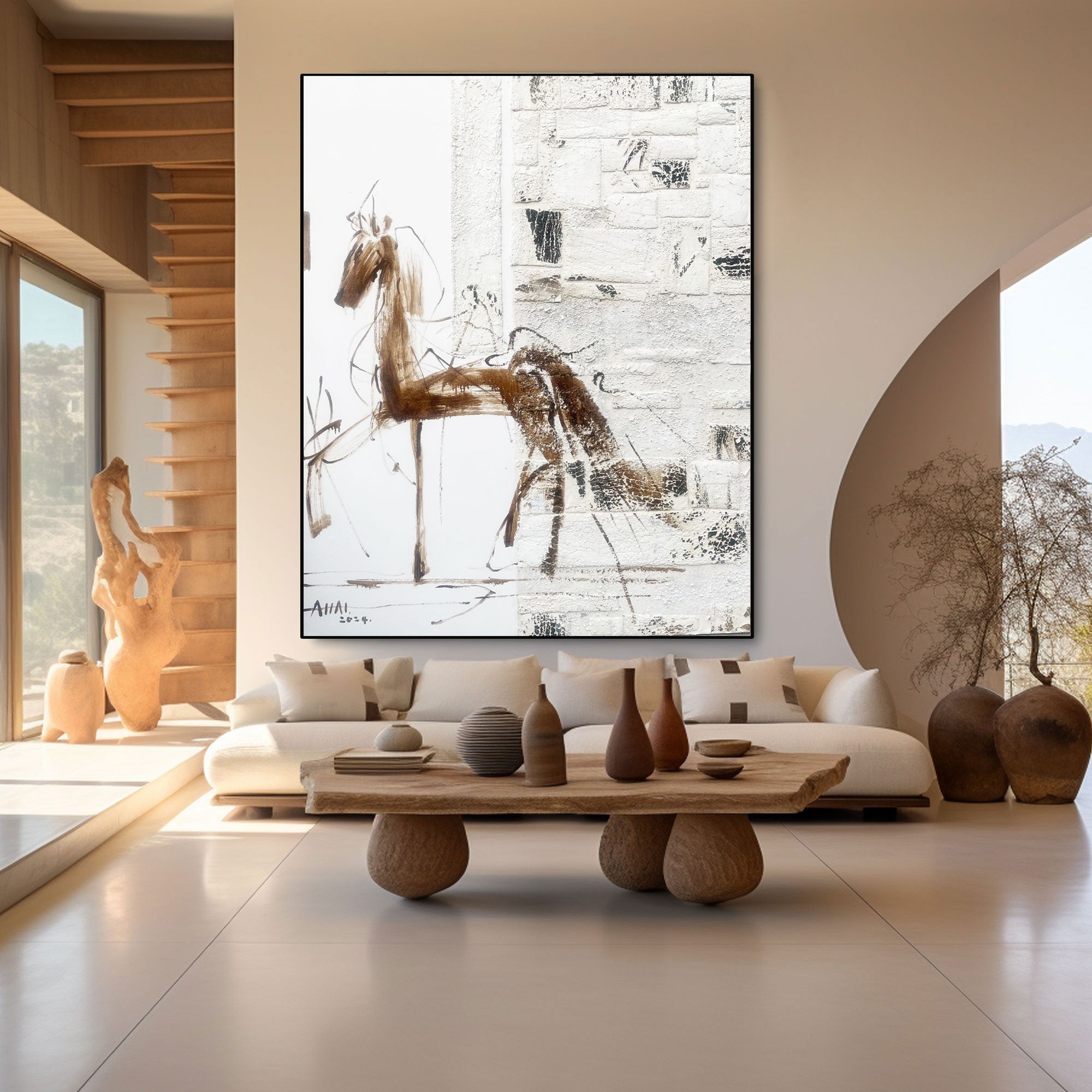 Contemporary Horse Art #LBV426