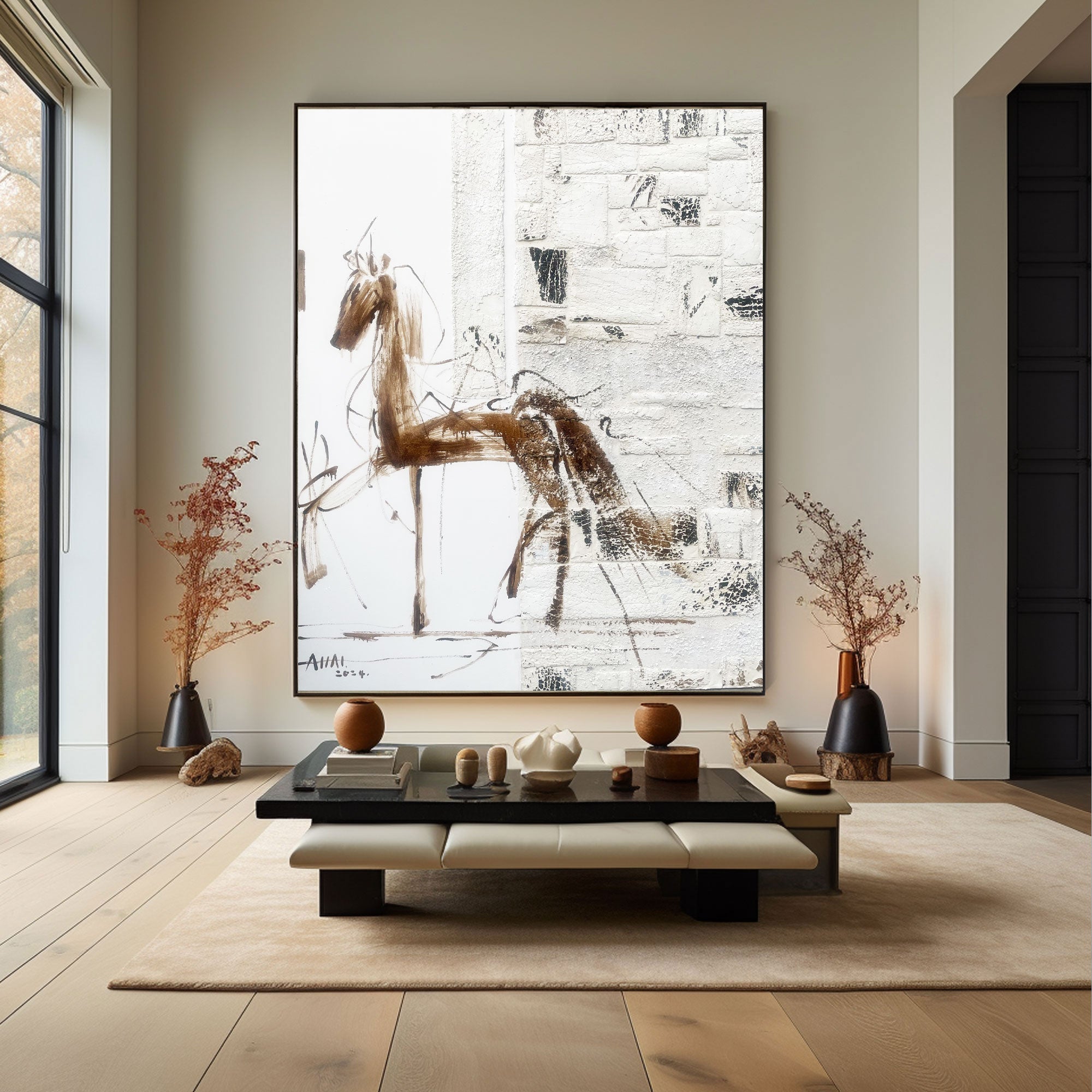 Contemporary Horse Art #LBV426