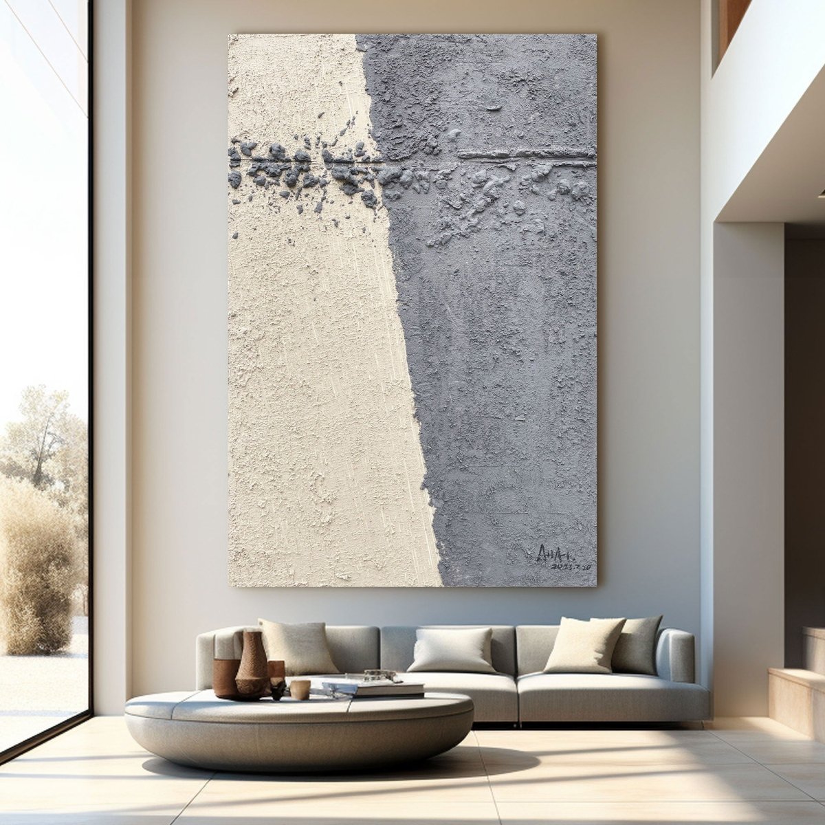 Plaster Art Textured Painting RAB609 - royalbrushart