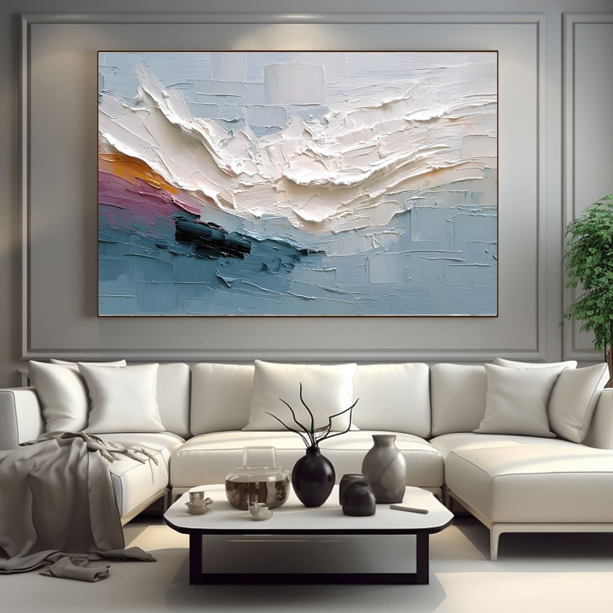 plaster art Texture Painting RAB436 - royalbrushart