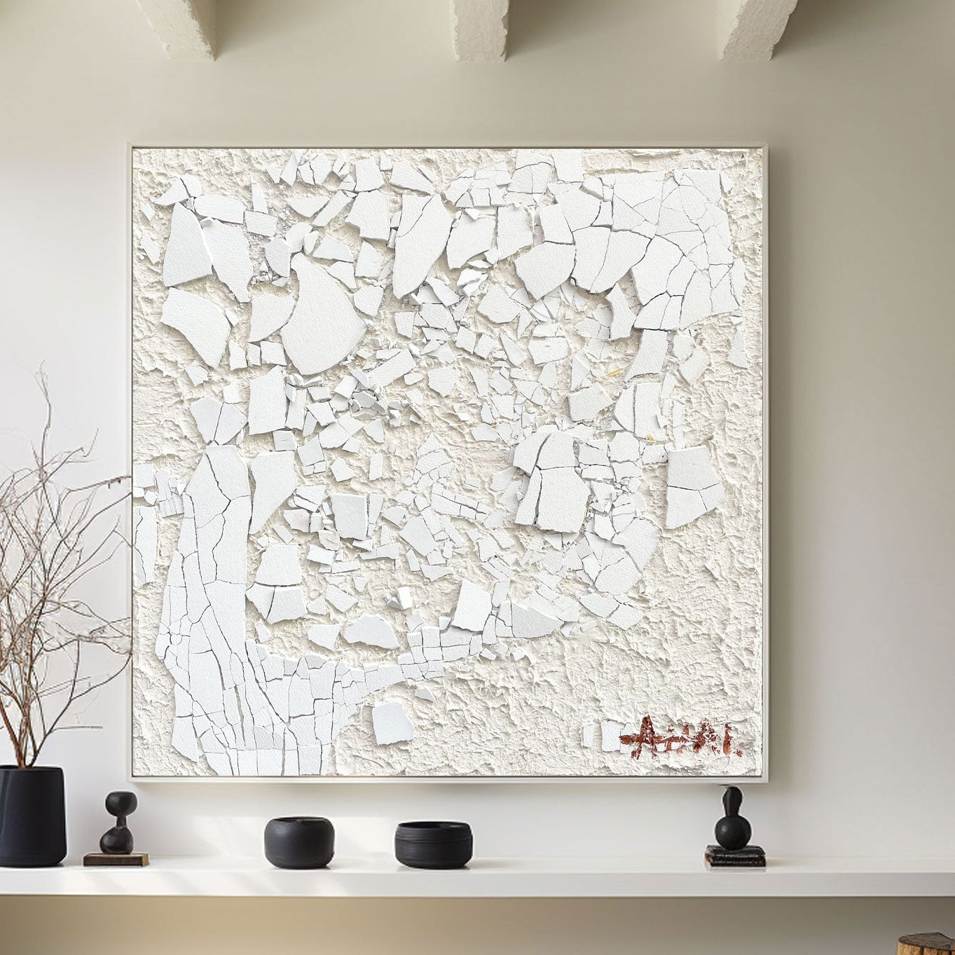 Plaster Art Texture Painting #LBV423