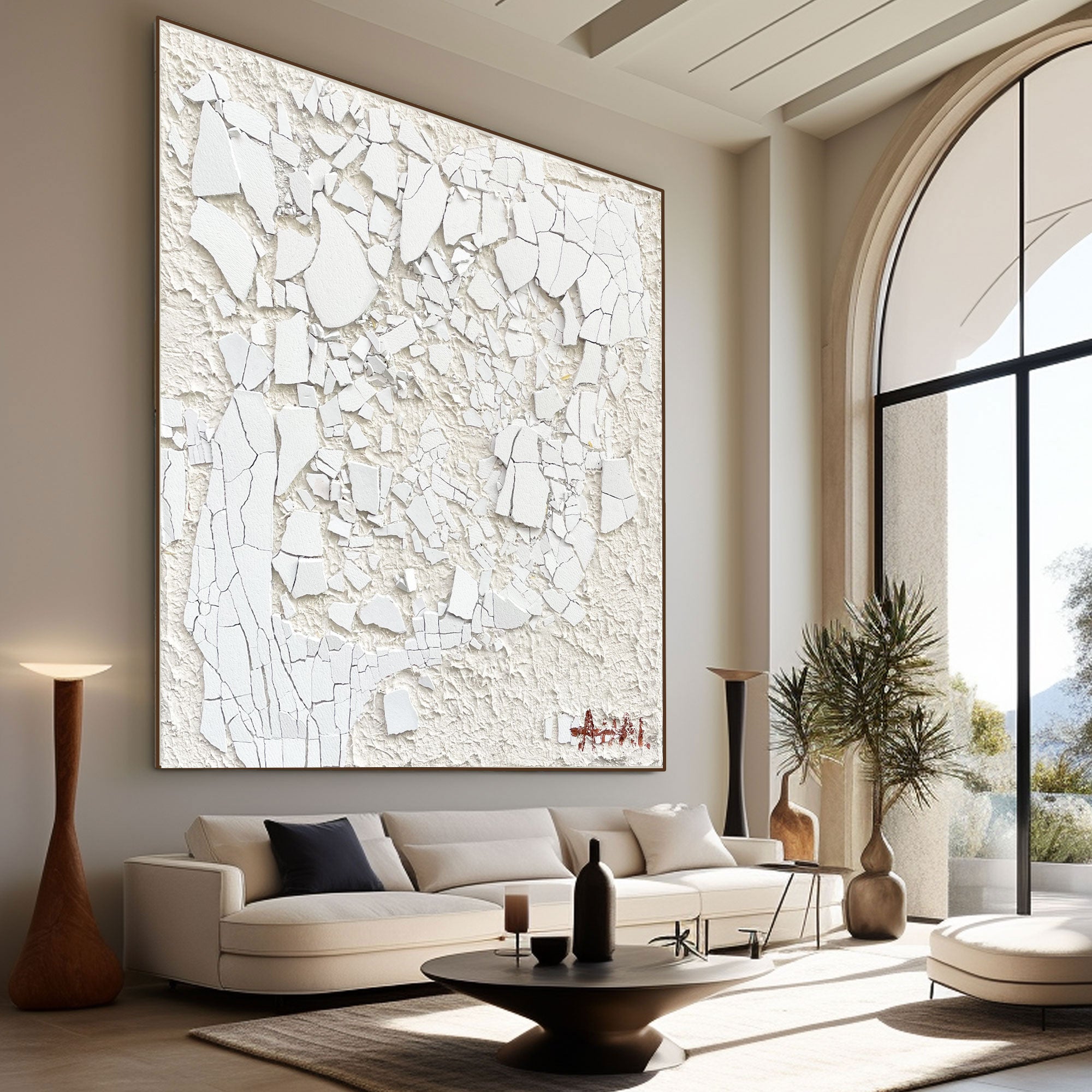 Plaster Art Texture Painting #LBV423