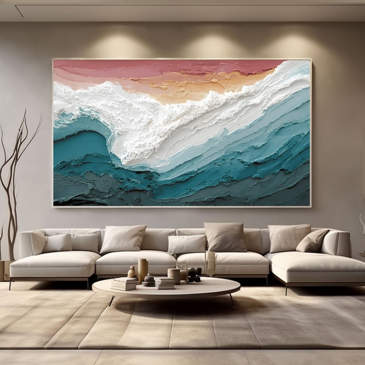 Plaster Art Texture Painting RAB438 - royalbrushart