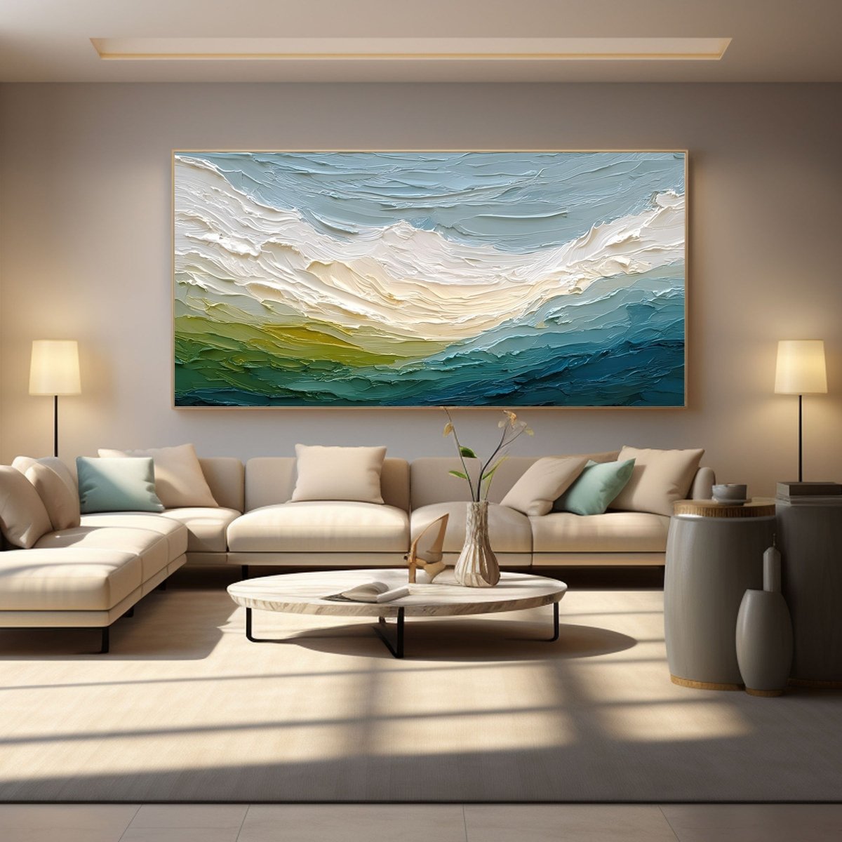 Plaster art texture PaintingRAB441 - royalbrushart