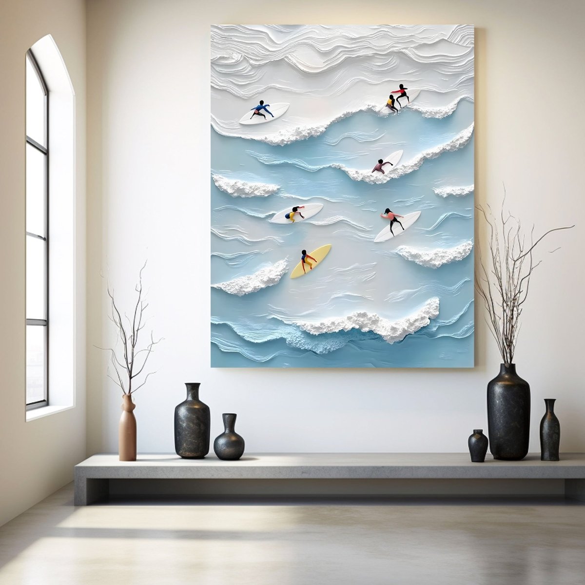 Plaster Art Texture Painting RAB663 - royalbrushart