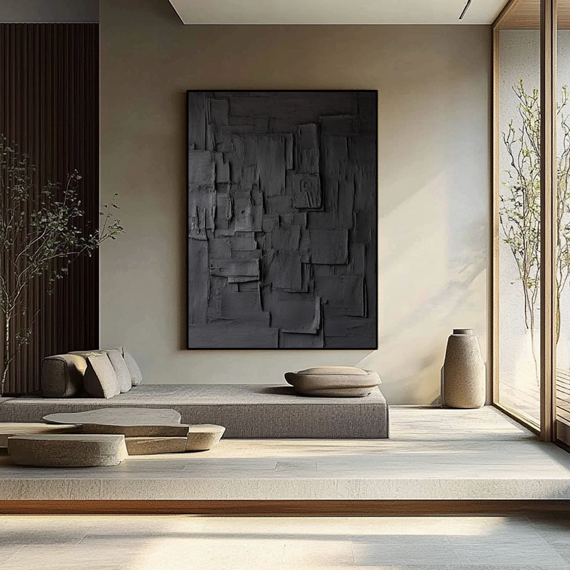 Plaster Art Texture Painting #RAB940