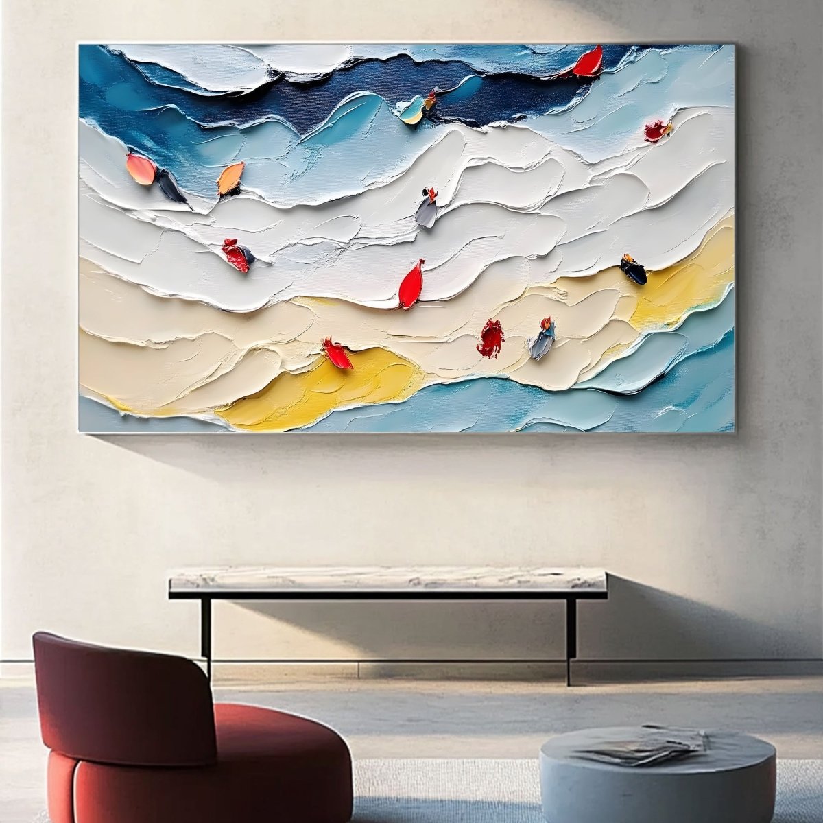 Plaster Art Texture Painting RAB685 - royalbrushart
