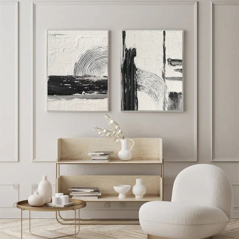 Abstract Painting Set Of 2 RAB700 - royalbrushart