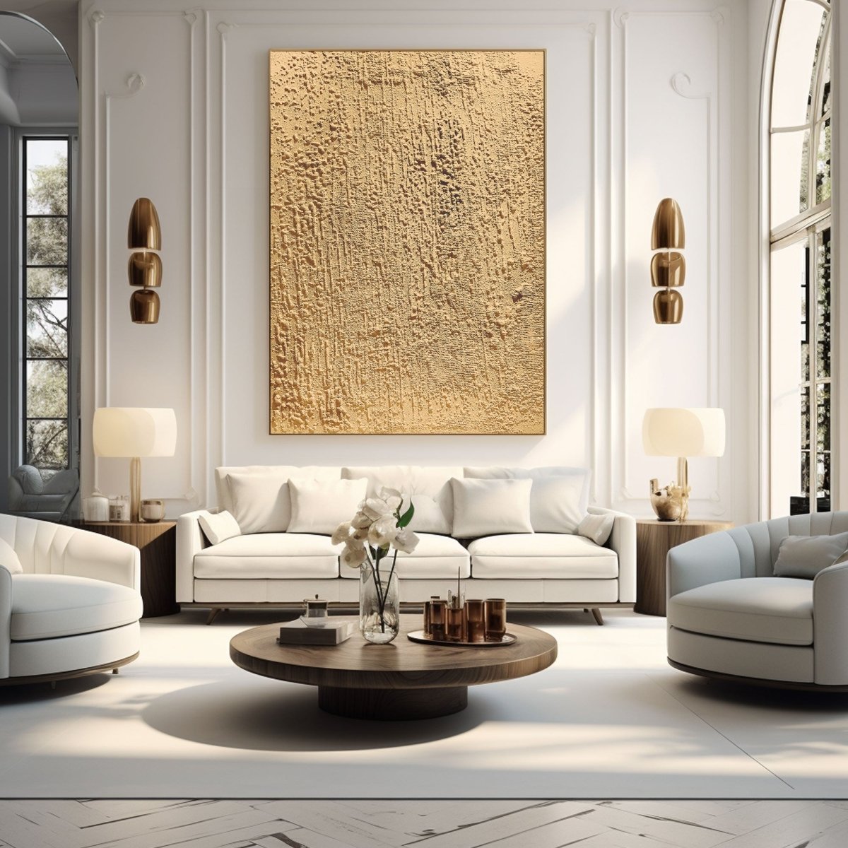 plaster Art texture painting HBV140 - royalbrushart