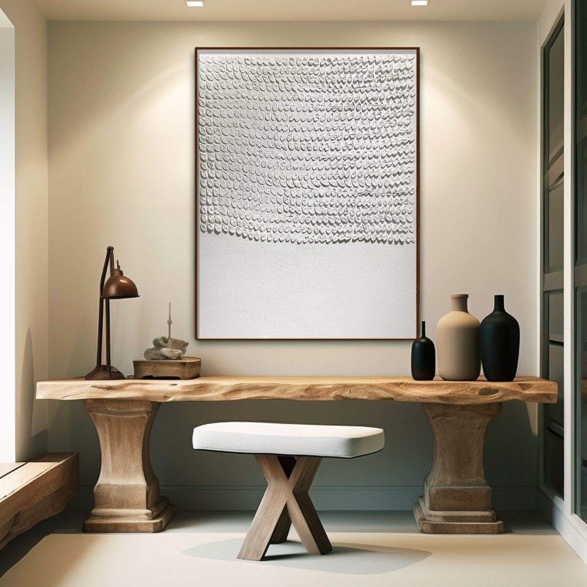 Plaster Art Texture Painting HBV220 - royalbrushart