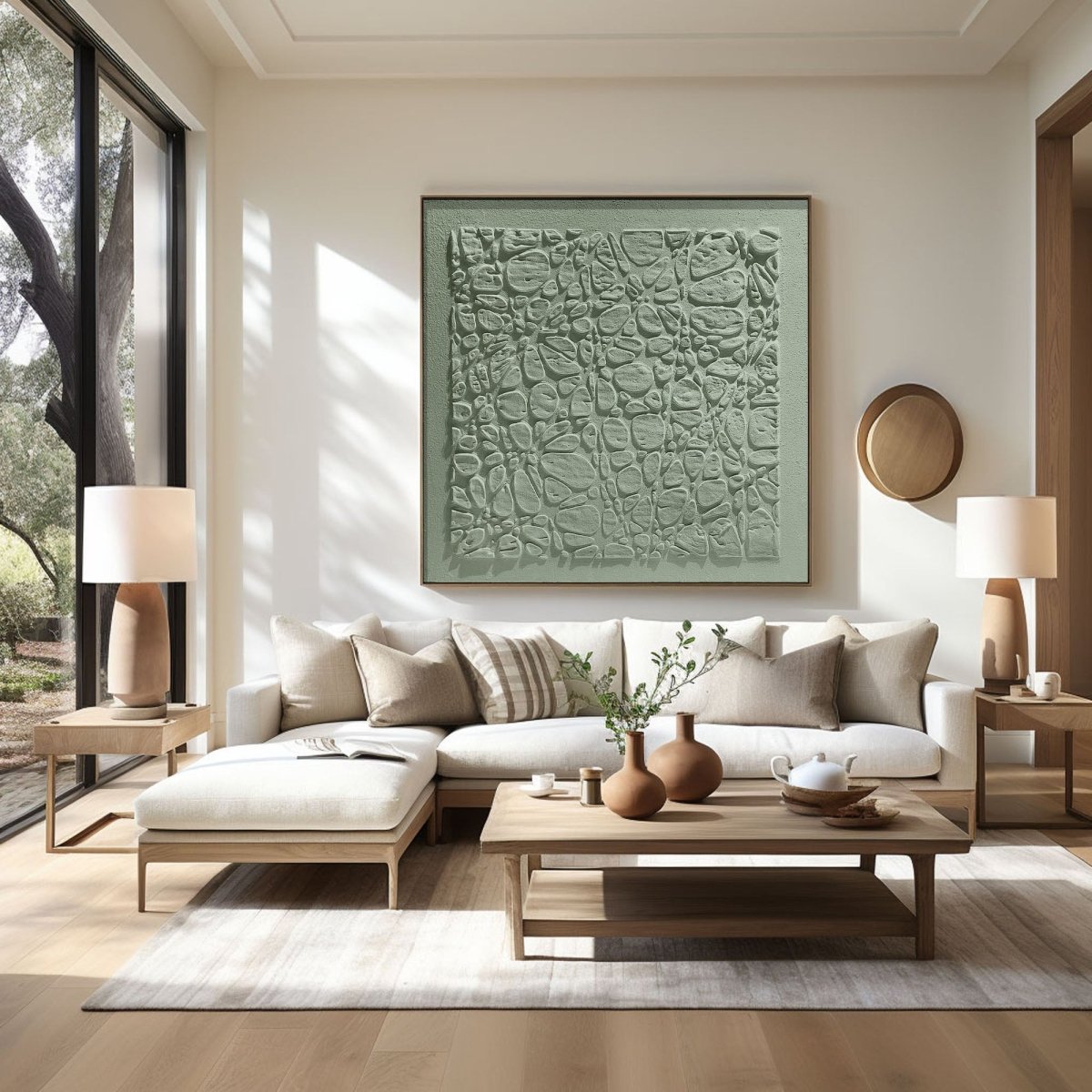 Plaster Art Texture Painting HBV207 - royalbrushart