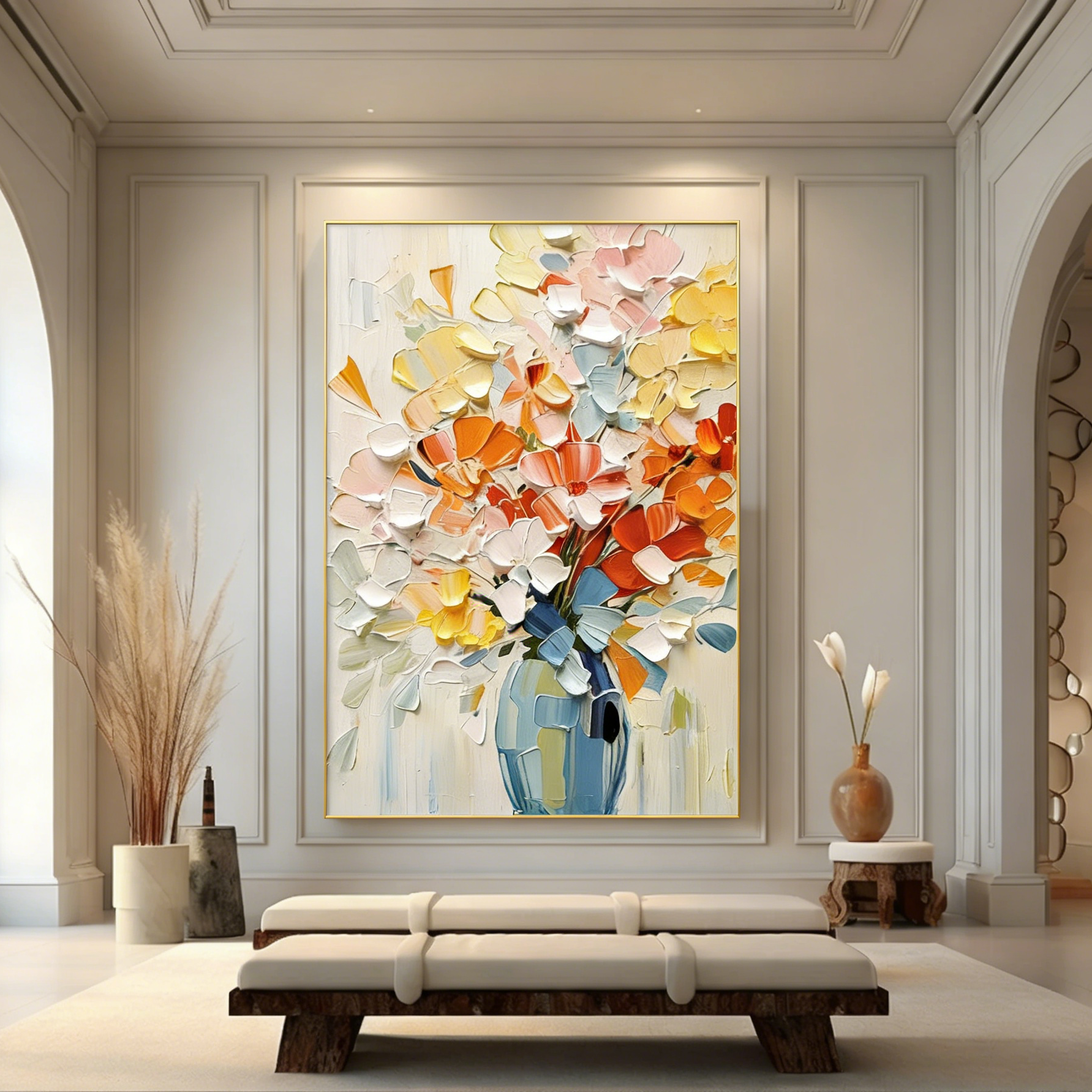 Plaster Art Texture Painting #RAB331