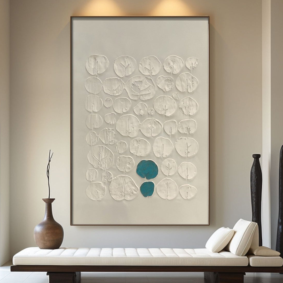 Plaster Art Texture Painting HBV165 - royalbrushart