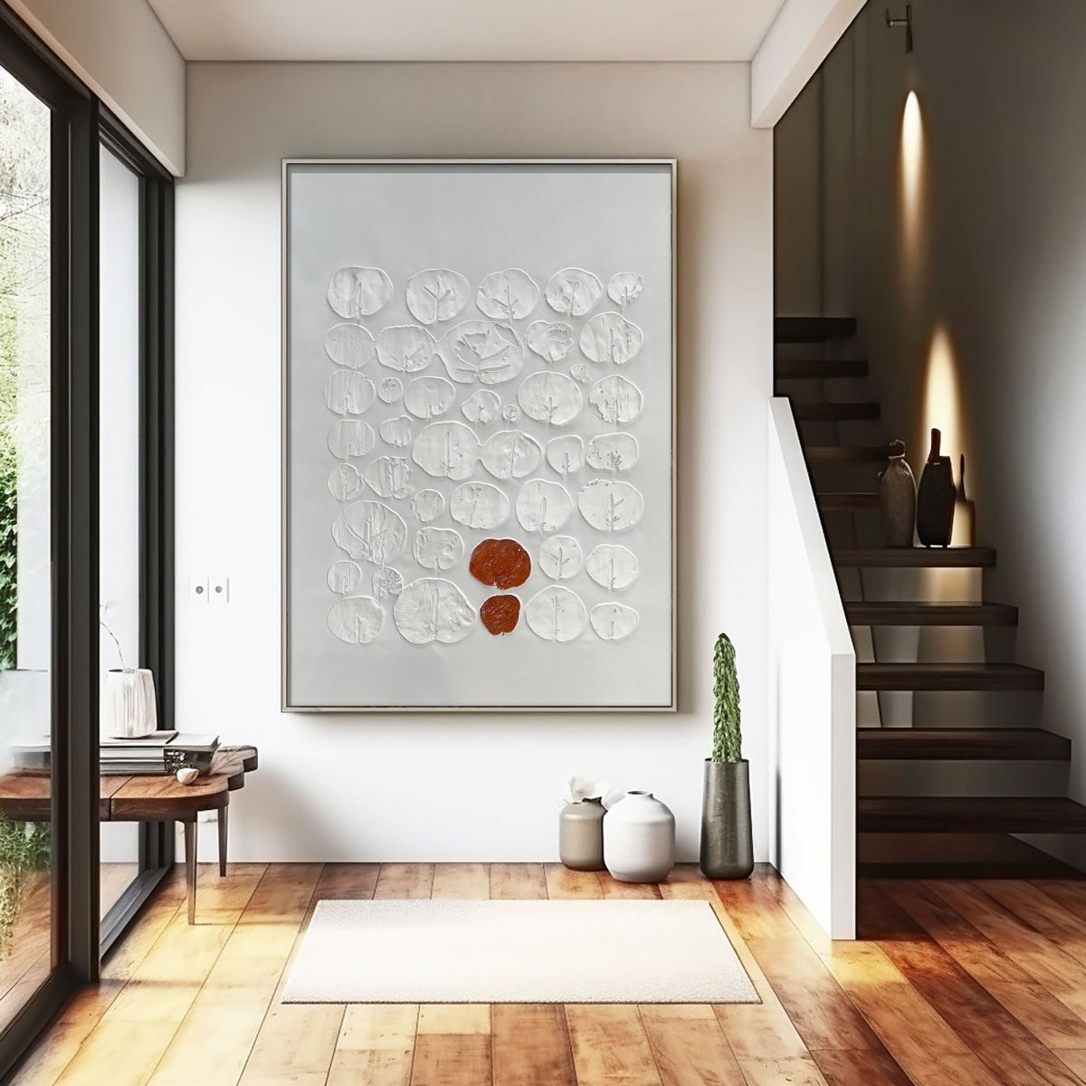 Plaster Art Texture Painting HBV164 - royalbrushart