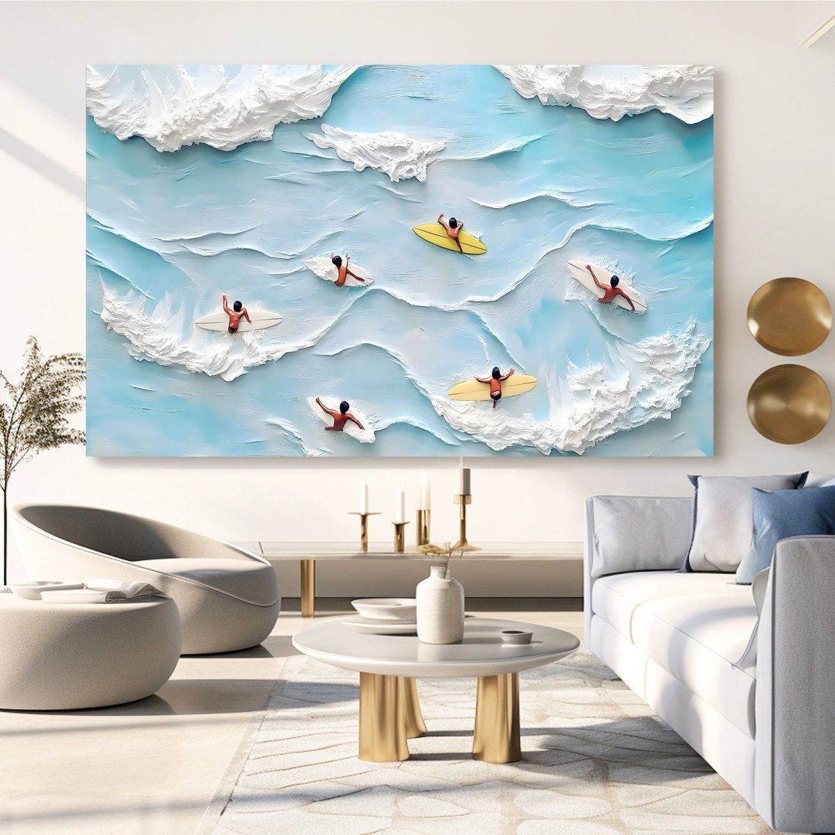 Textured Ocean Painting RAB594 - royalbrushart
