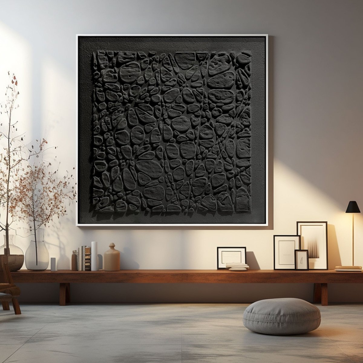 Plaster Art Texture Painting HBV210 - royalbrushart