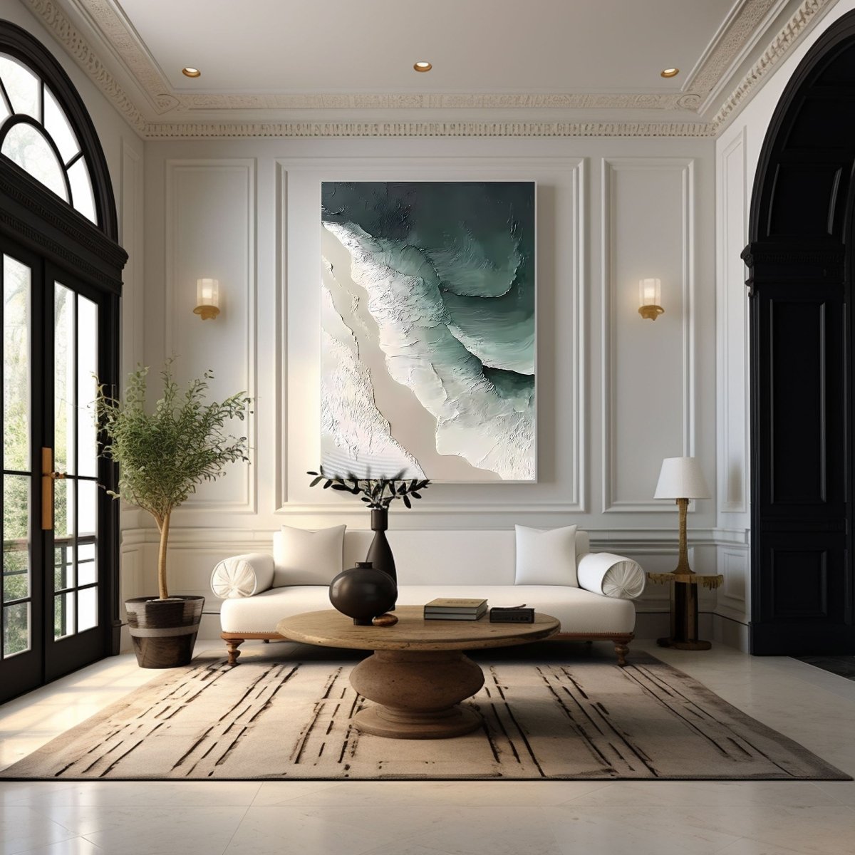 plaster art Texture Painting RAB367 - royalbrushart
