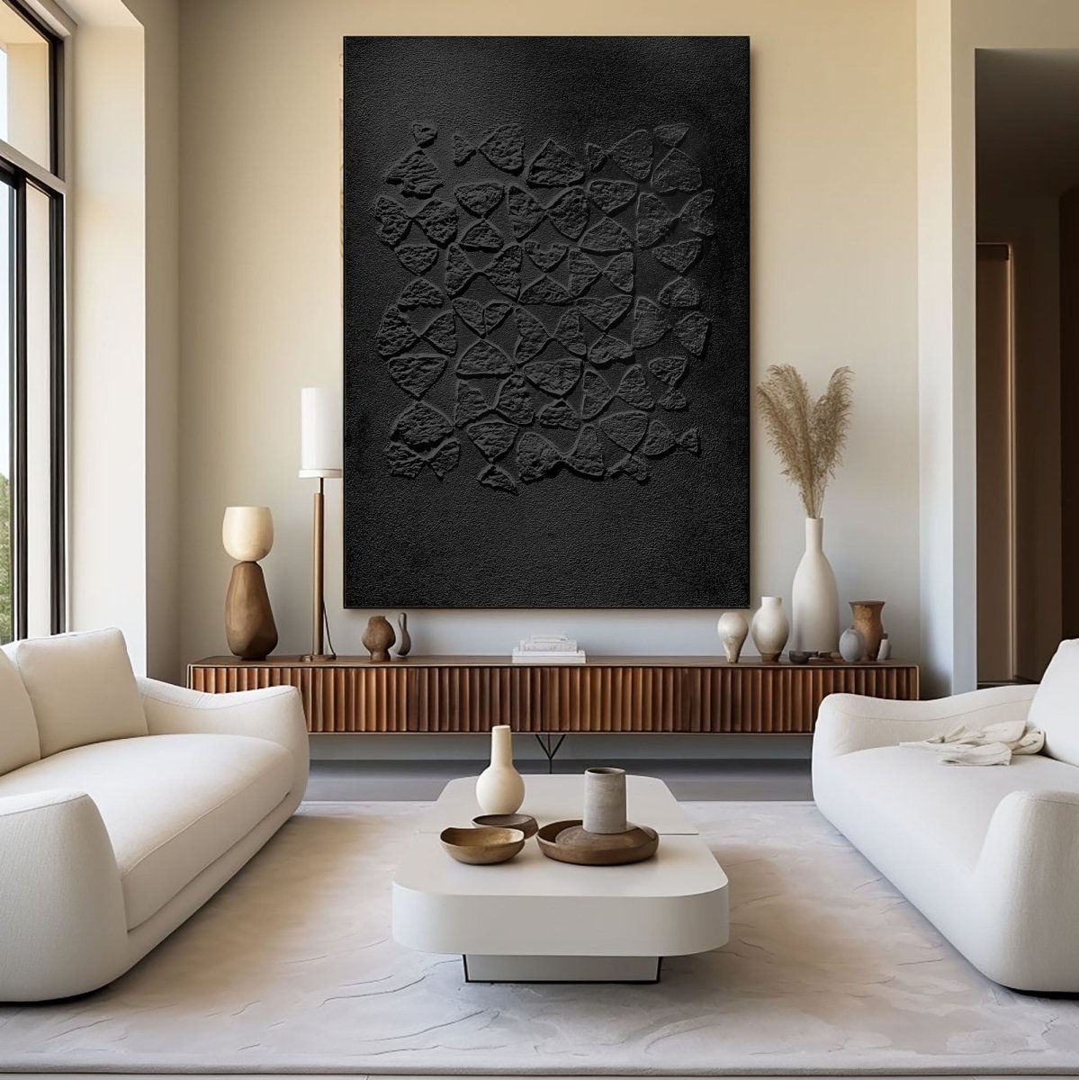PLASTER ART ATEXTURE PAINTING HBV195 - royalbrushart