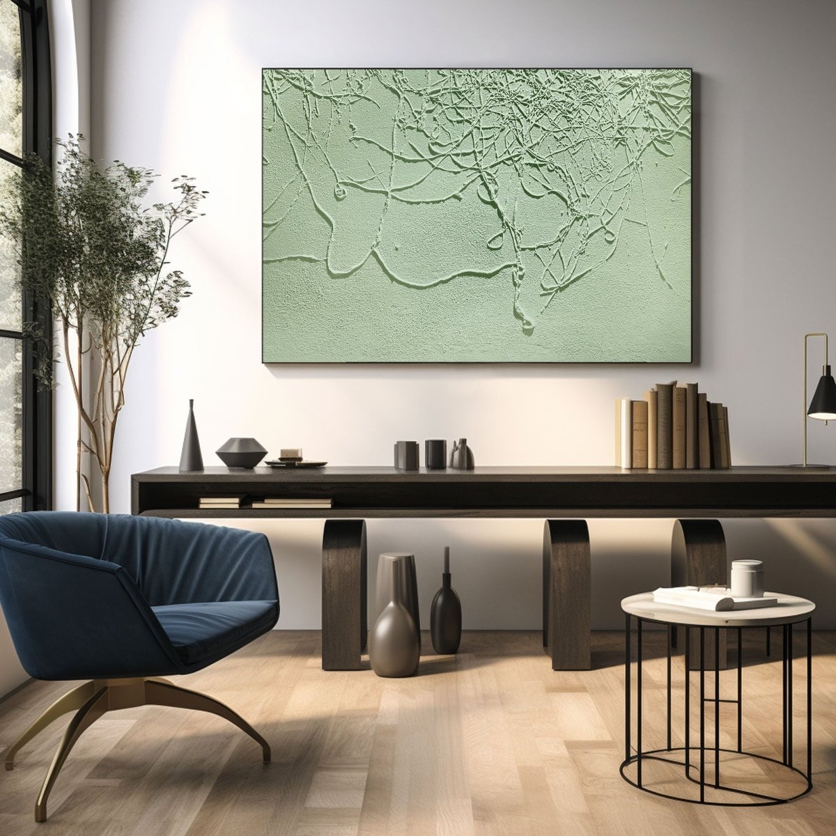Plaster Art Texture Painting Hbv356 - royalbrushart