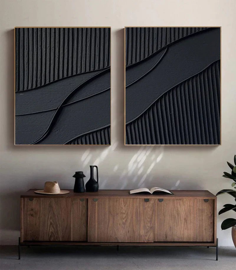 Abstract Painting Set Of 2 RAB654 - royalbrushart