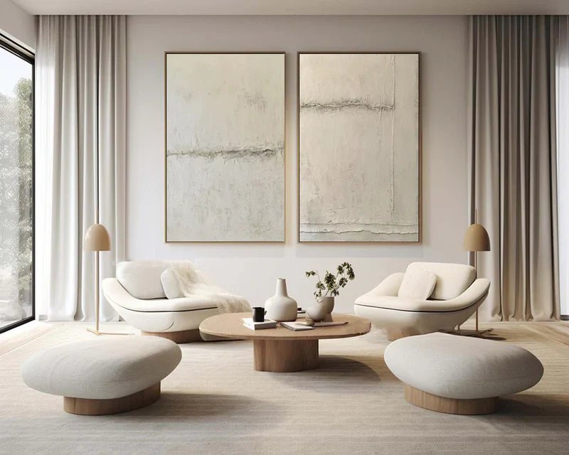 Abstract Painting Set Of 2 RAB714 - royalbrushart