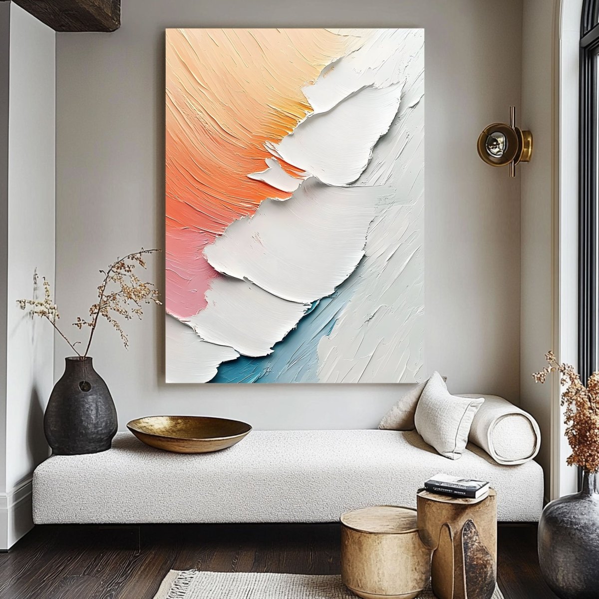 Plaster Art Texture Painting RAB517 - royalbrushart