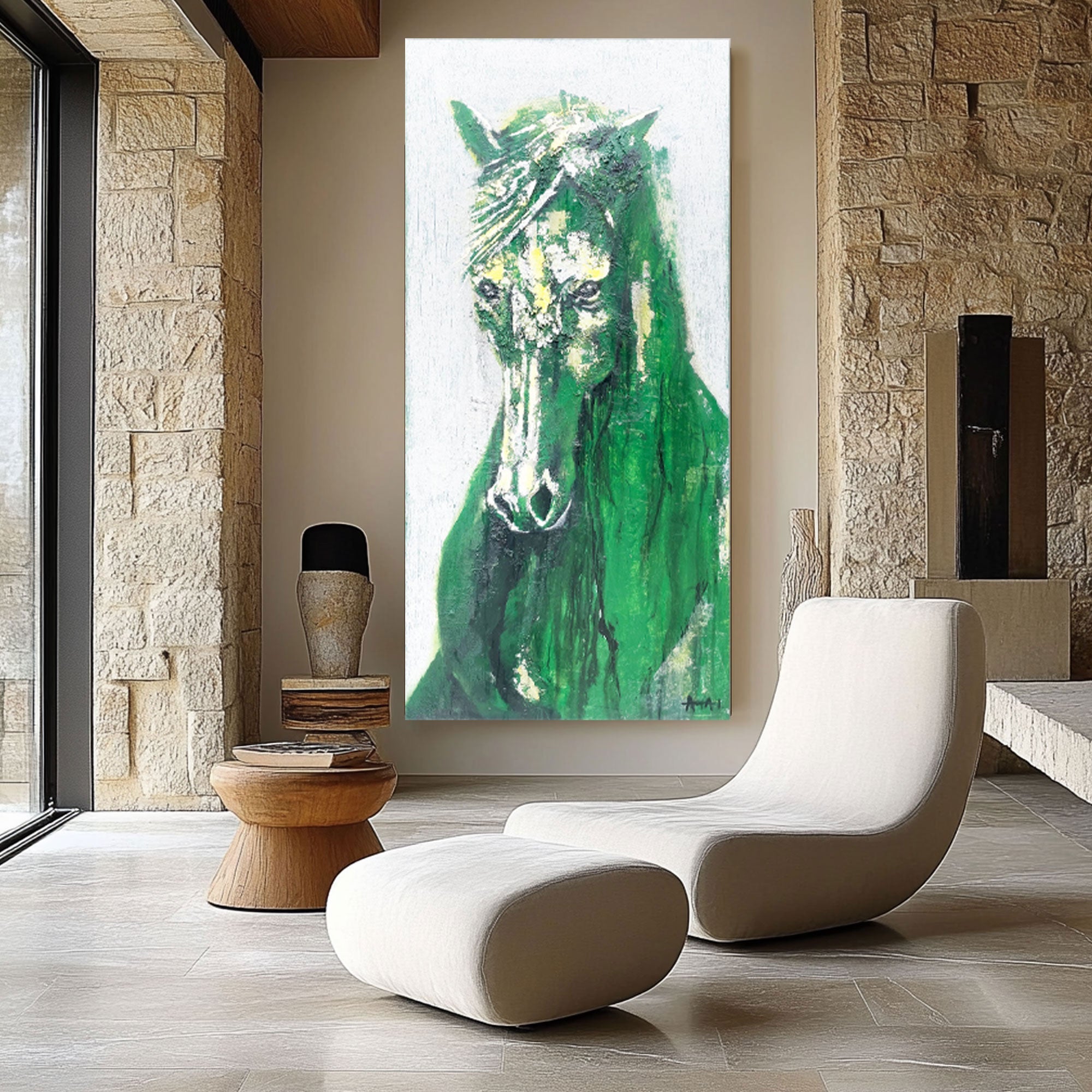 Contemporary Horse Art #RAB534