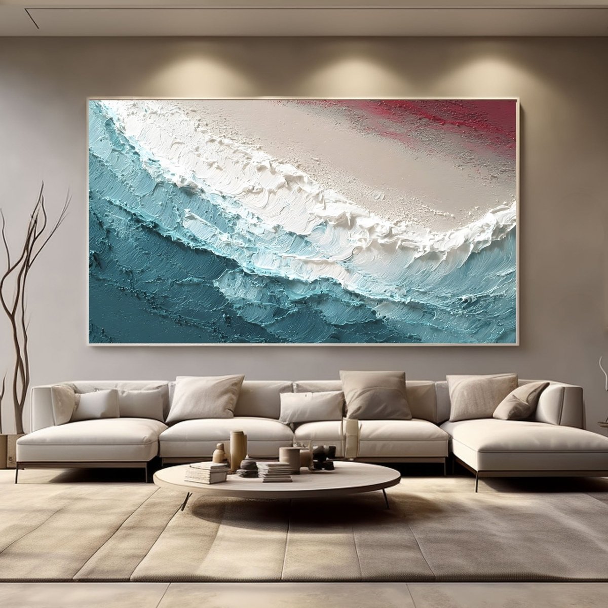 Plaster Art Texture Painting RAB442 - royalbrushart
