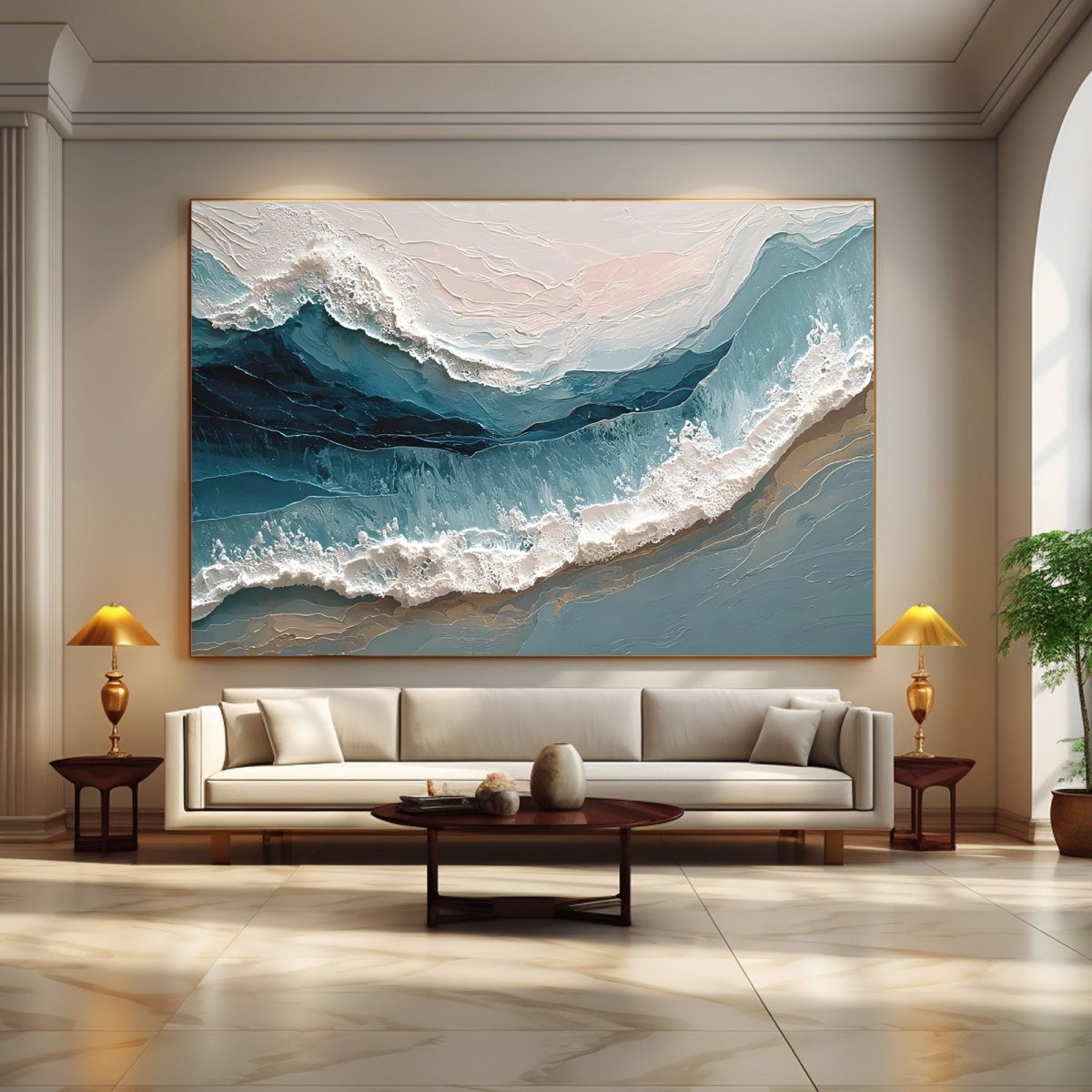 plaster art Texture Painting RAB444 - royalbrushart