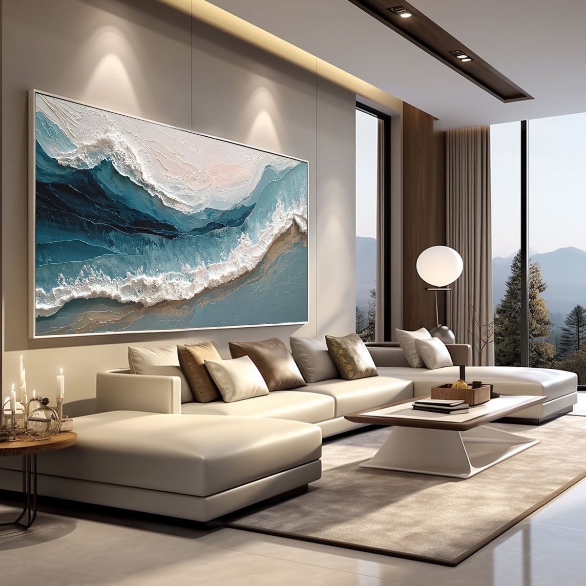 plaster art Texture Painting RAB444 - royalbrushart