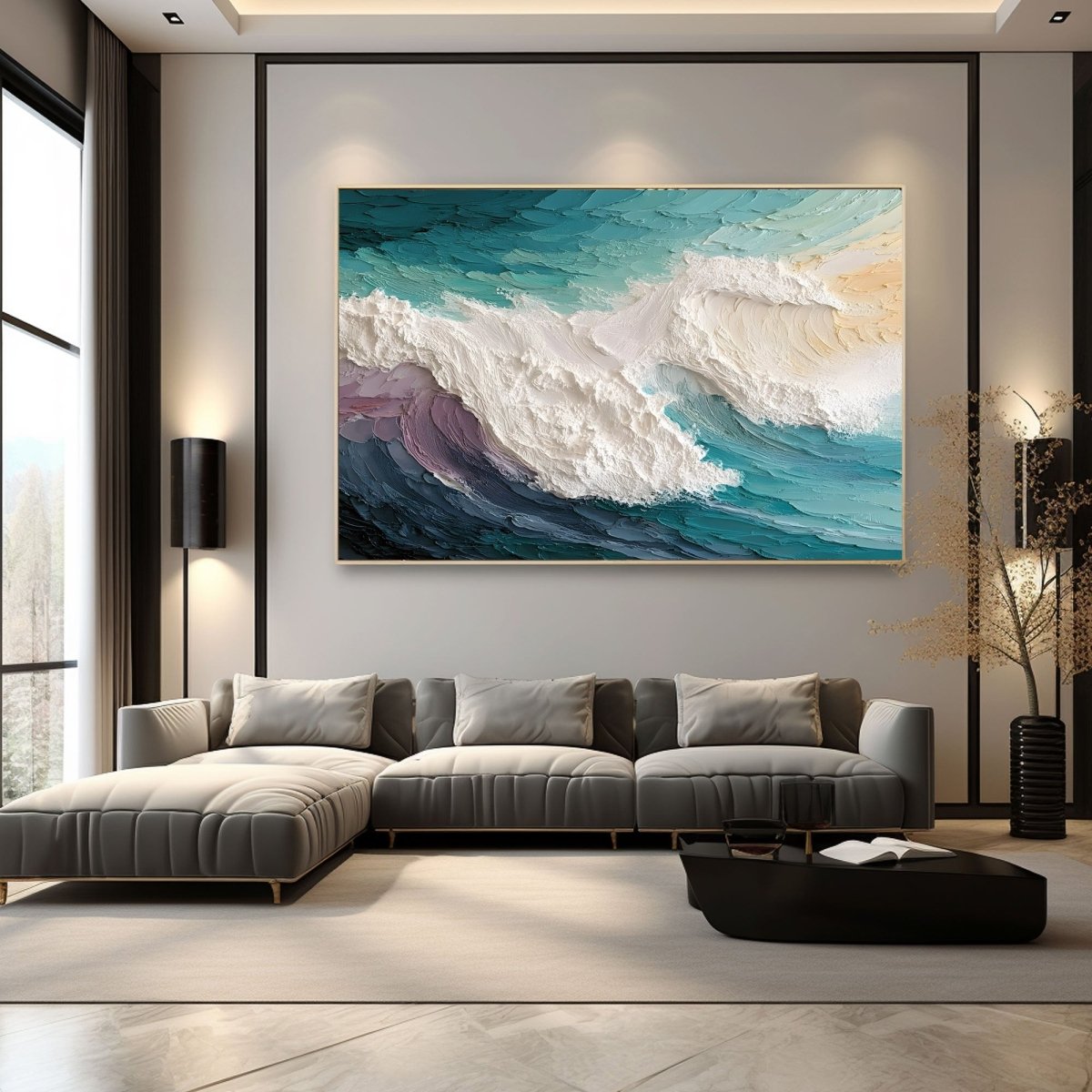 plaster art Texture Painting RAB446 - royalbrushart