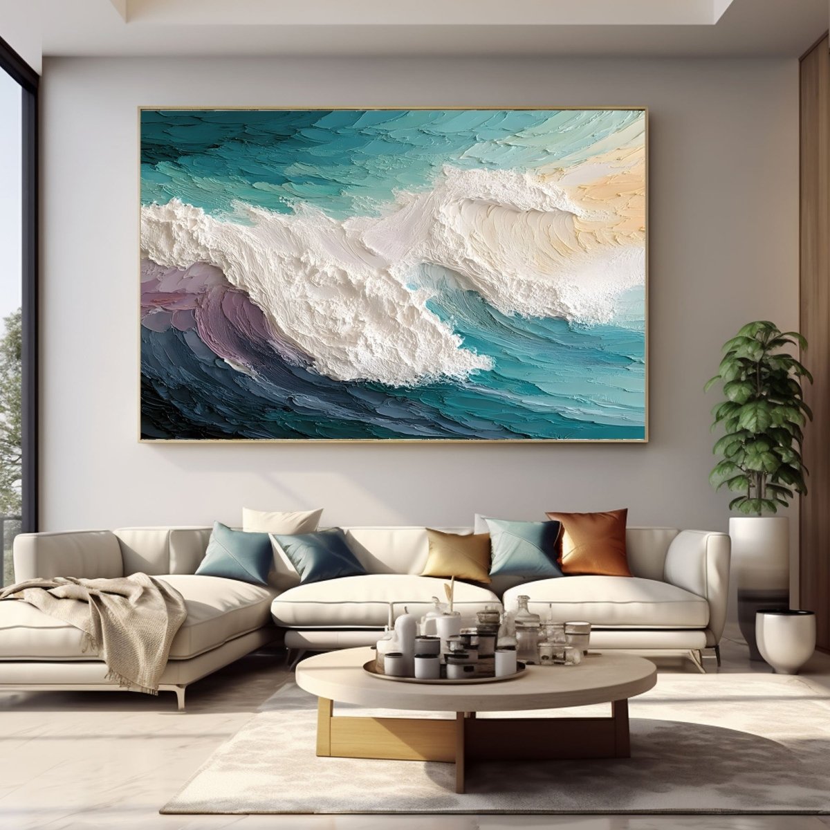 plaster art Texture Painting RAB446 - royalbrushart