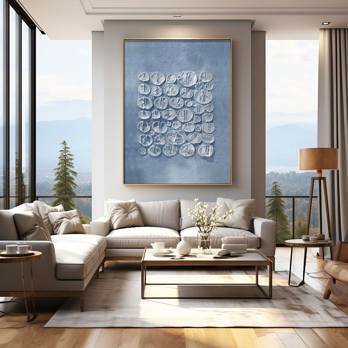 plaster art texture Painting Hbv239 - royalbrushart