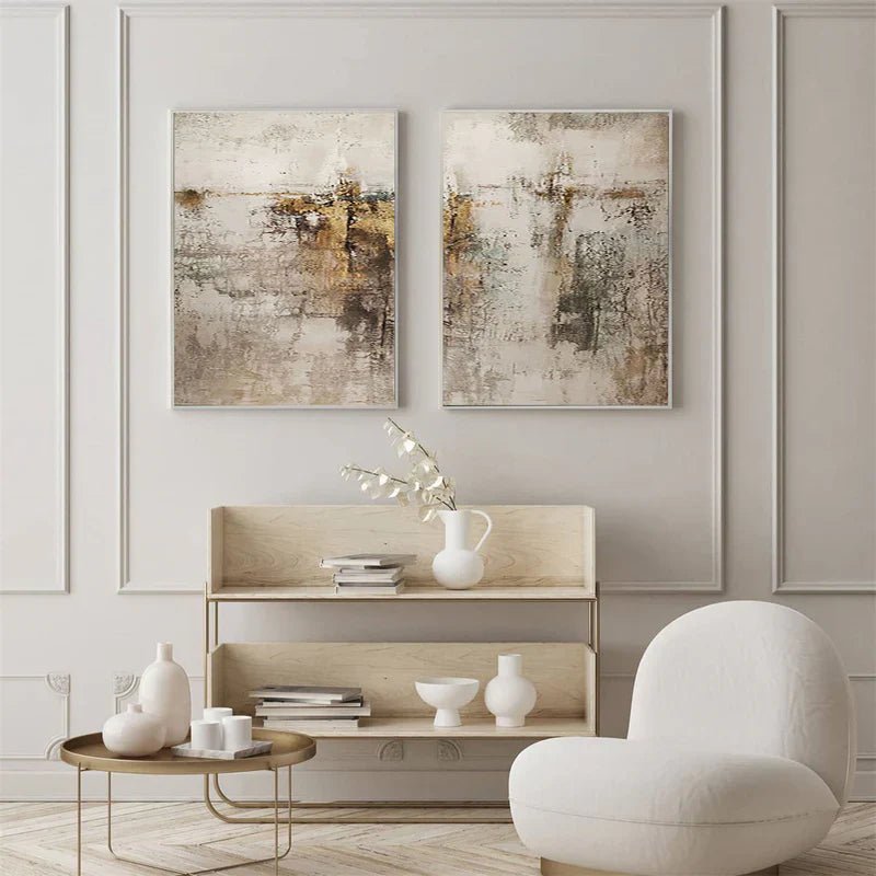 Abstract Painting Set Of 2 RAB701 - royalbrushart