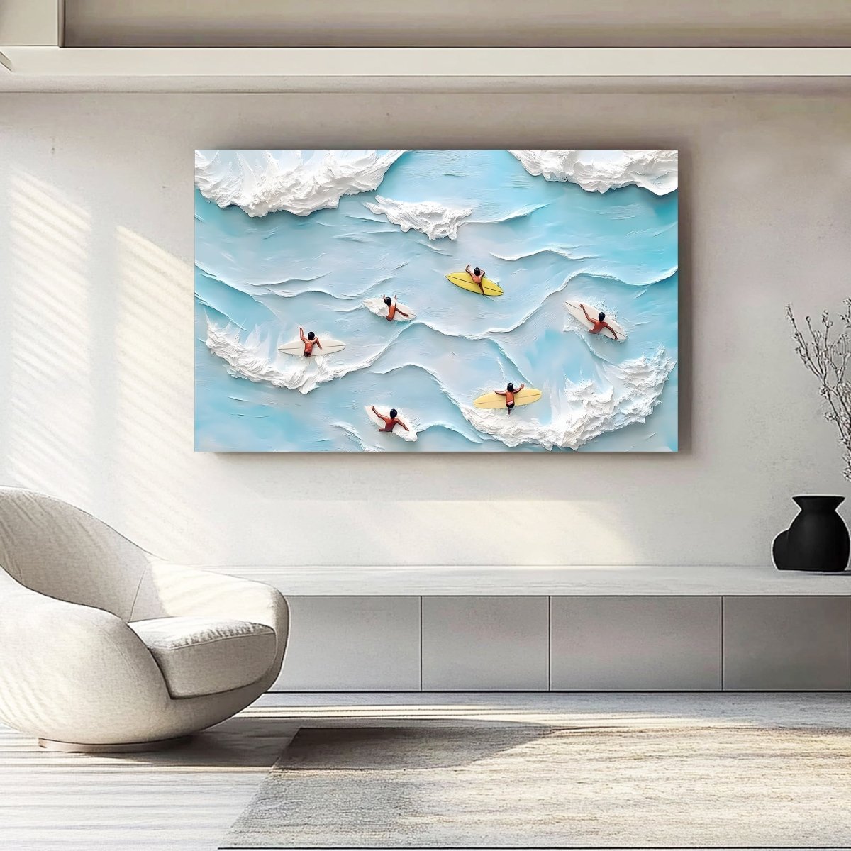 Textured Ocean Painting RAB594 - royalbrushart
