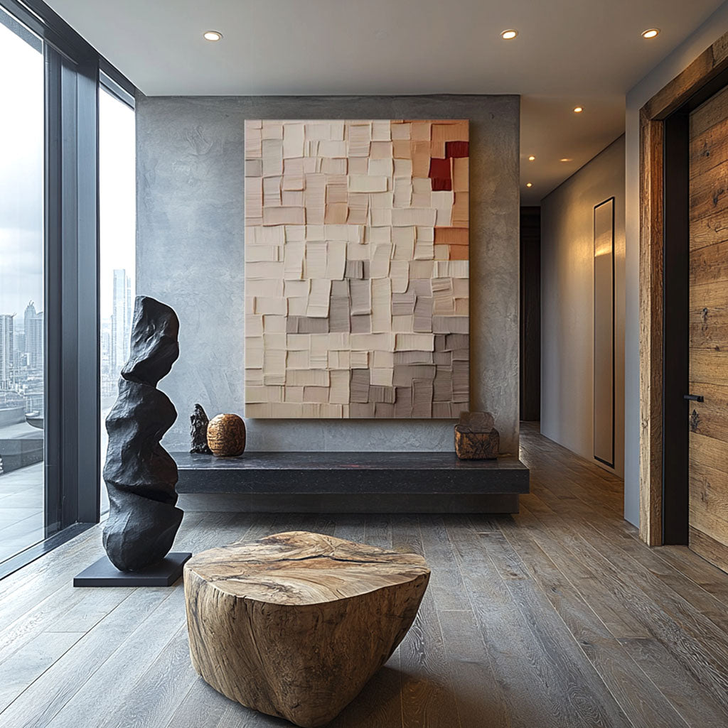 Plaster Art Texture Painting #RAB933