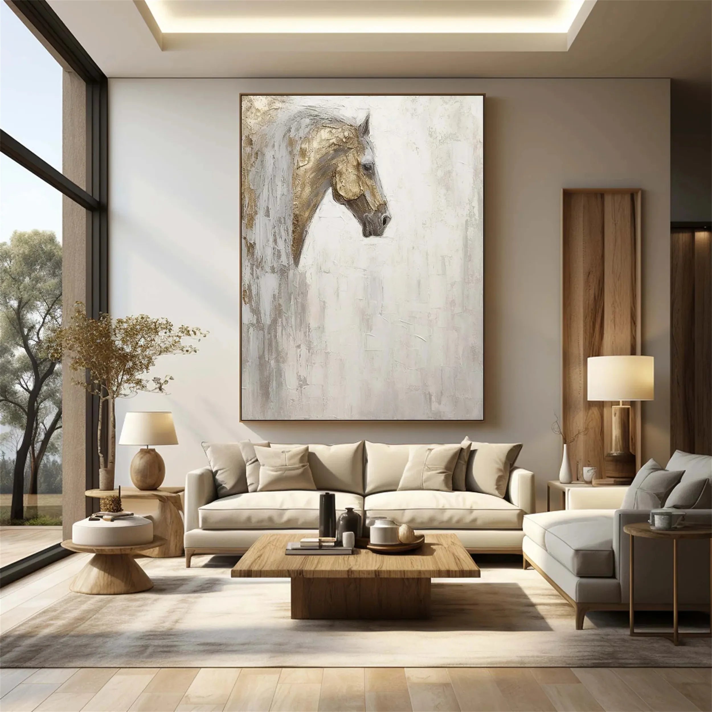 Contemporary Horse Art RAB004 - royalbrushart
