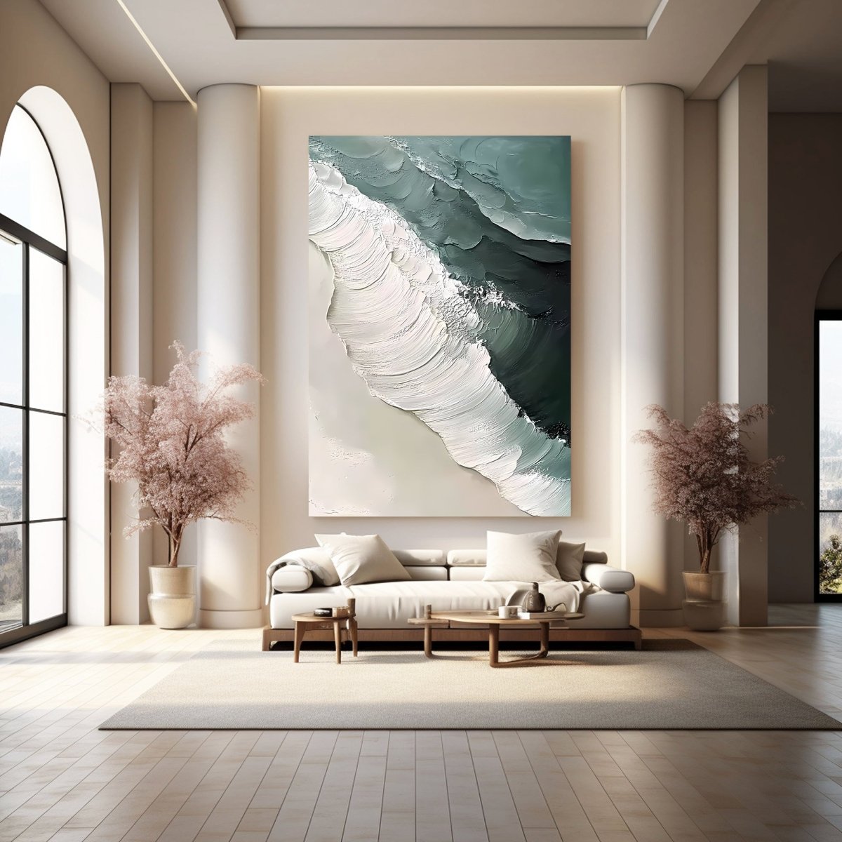 plaster art Texture Painting RAB366 - royalbrushart