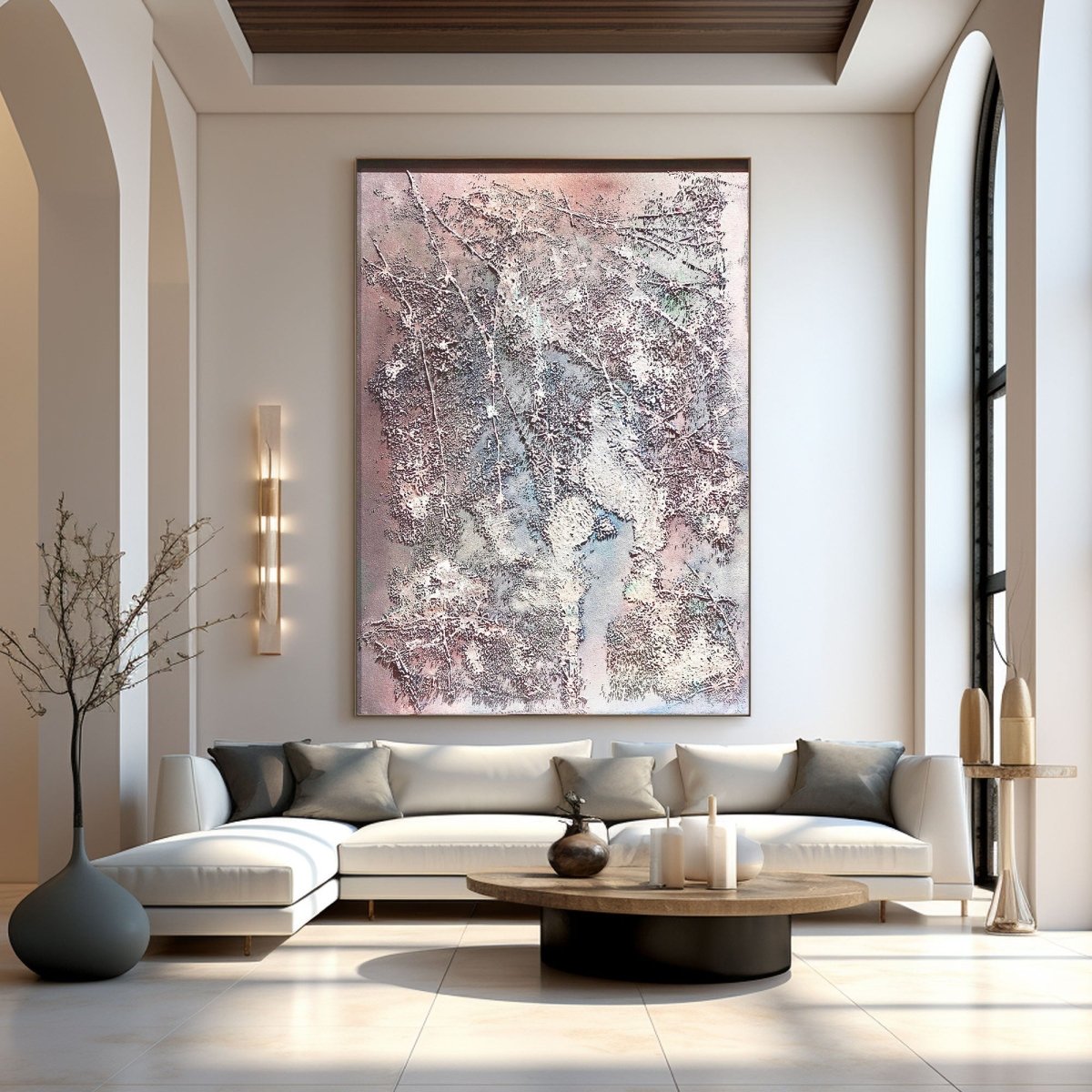 Plaster Art Texture Painting HBV305 - royalbrushart