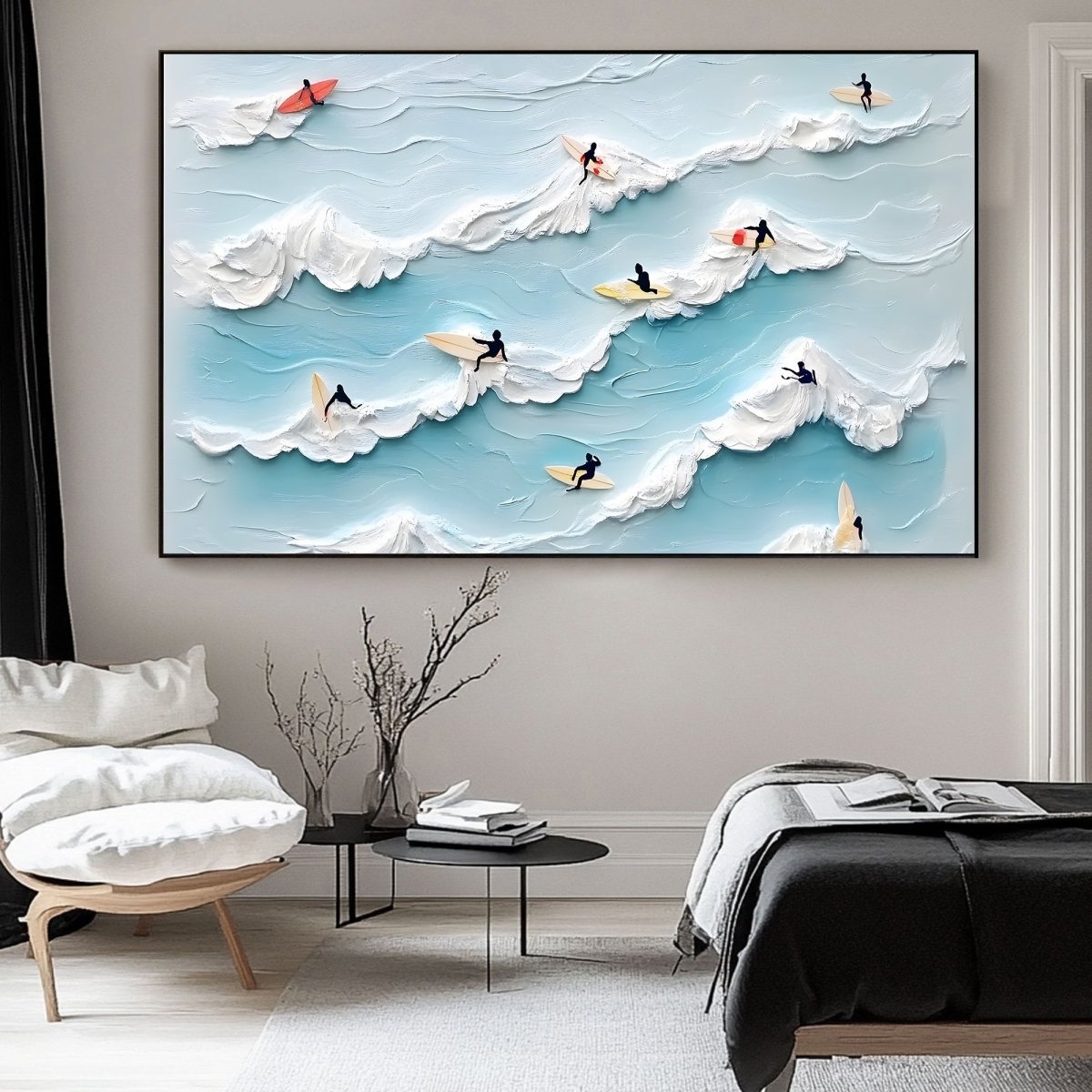 Textured Ocean Painting RAB592 - royalbrushart