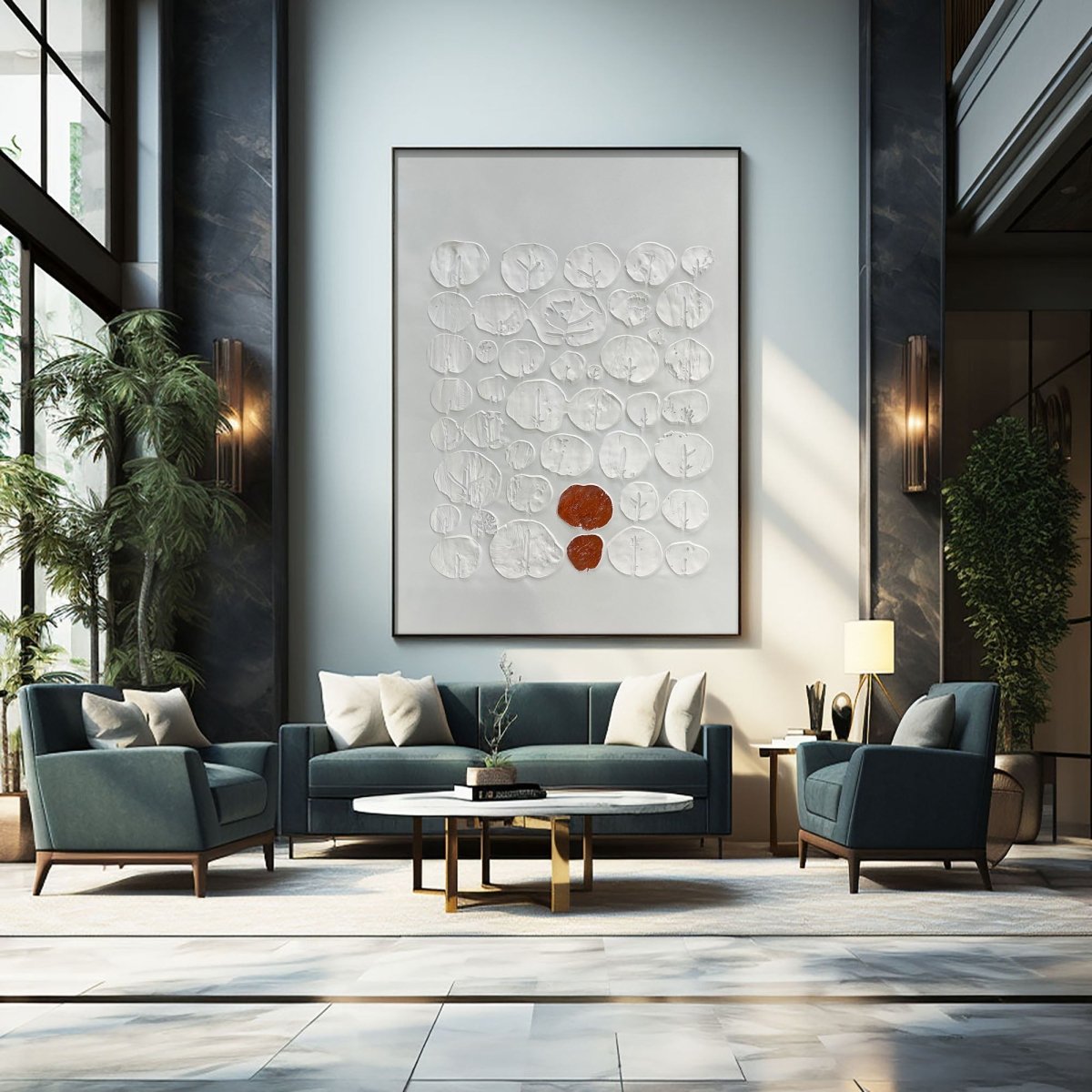 Plaster Art Texture Painting HBV164 - royalbrushart