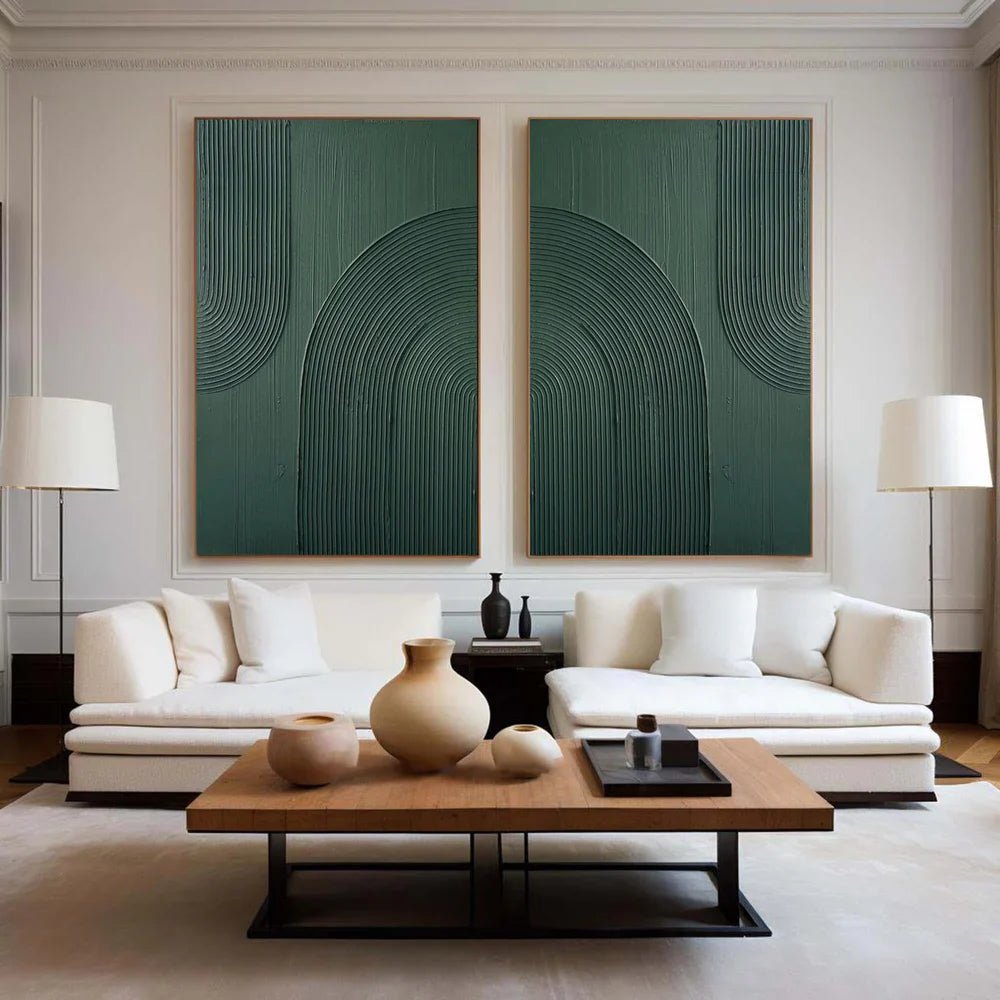 Abstract Painting Set Of 2 RAB643 - royalbrushart
