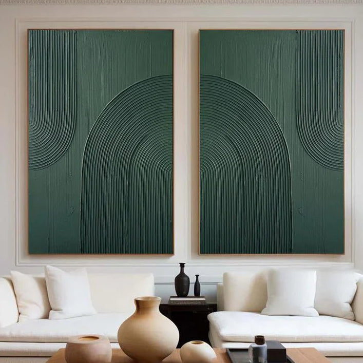 Abstract Painting Set Of 2 RAB643 - royalbrushart