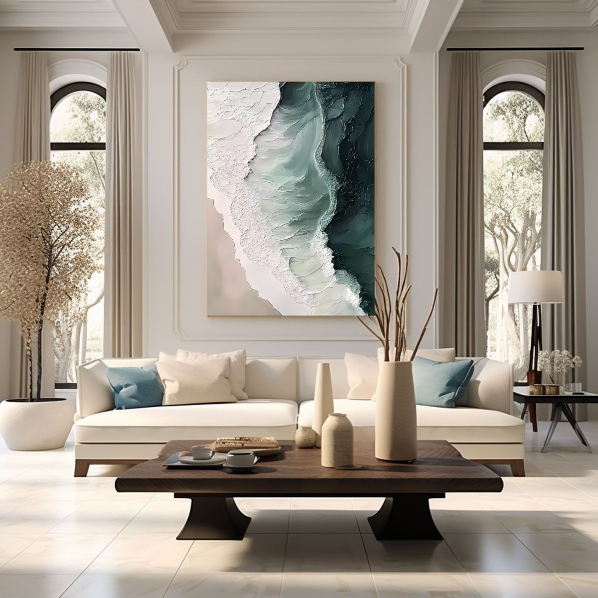 plaster art Texture Painting RAB363 - royalbrushart