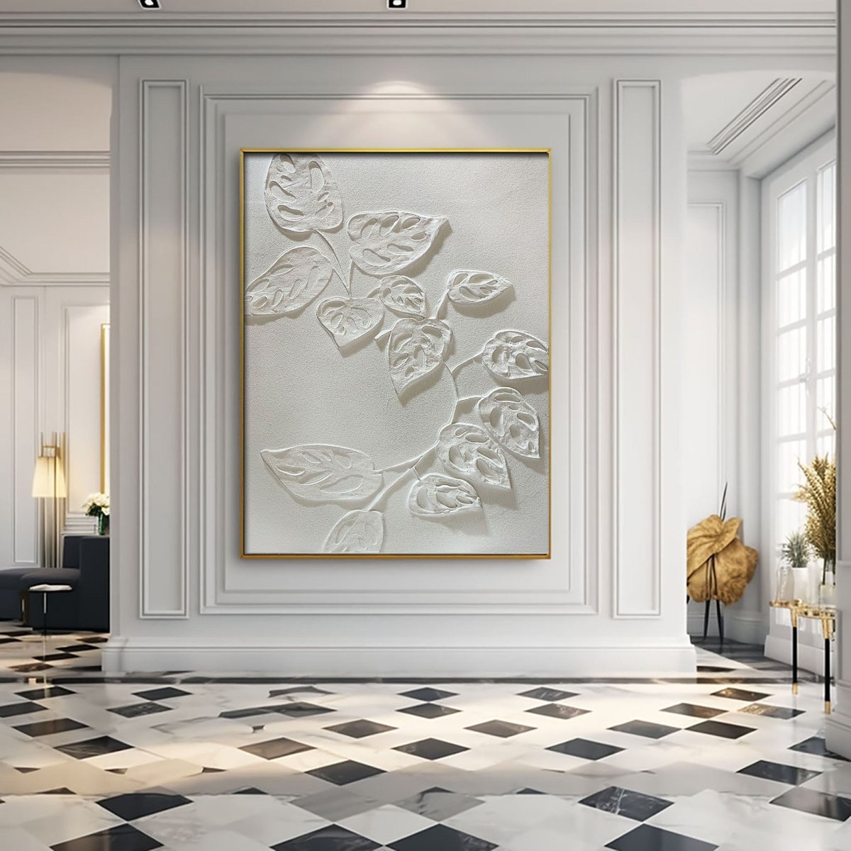 Plaster Art Texture Painting HBV314 - royalbrushart