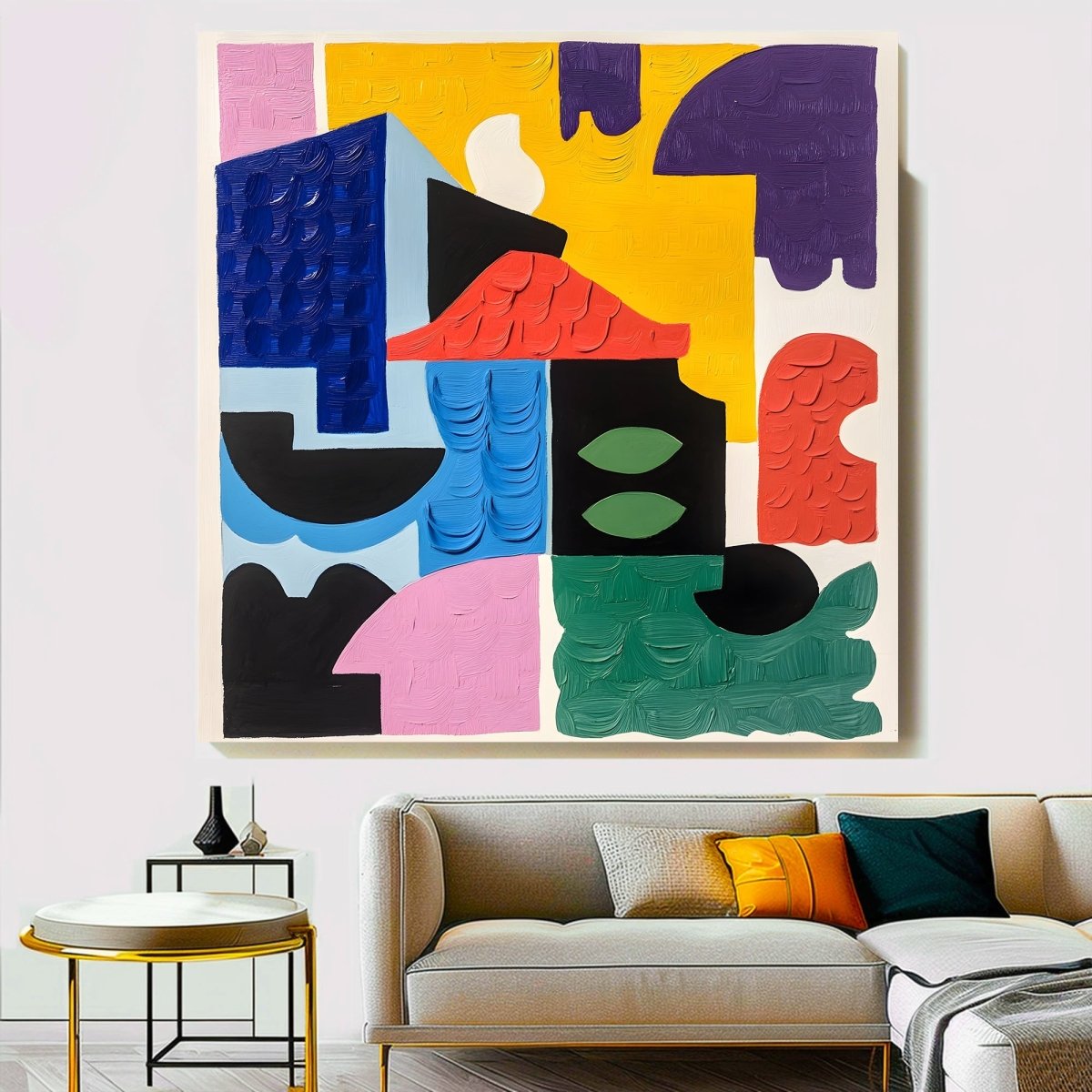 Abstract Wall Painting RAB568 - royalbrushart