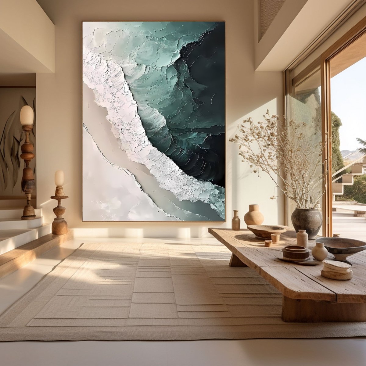 plaster art Texture Painting RAB365 - royalbrushart