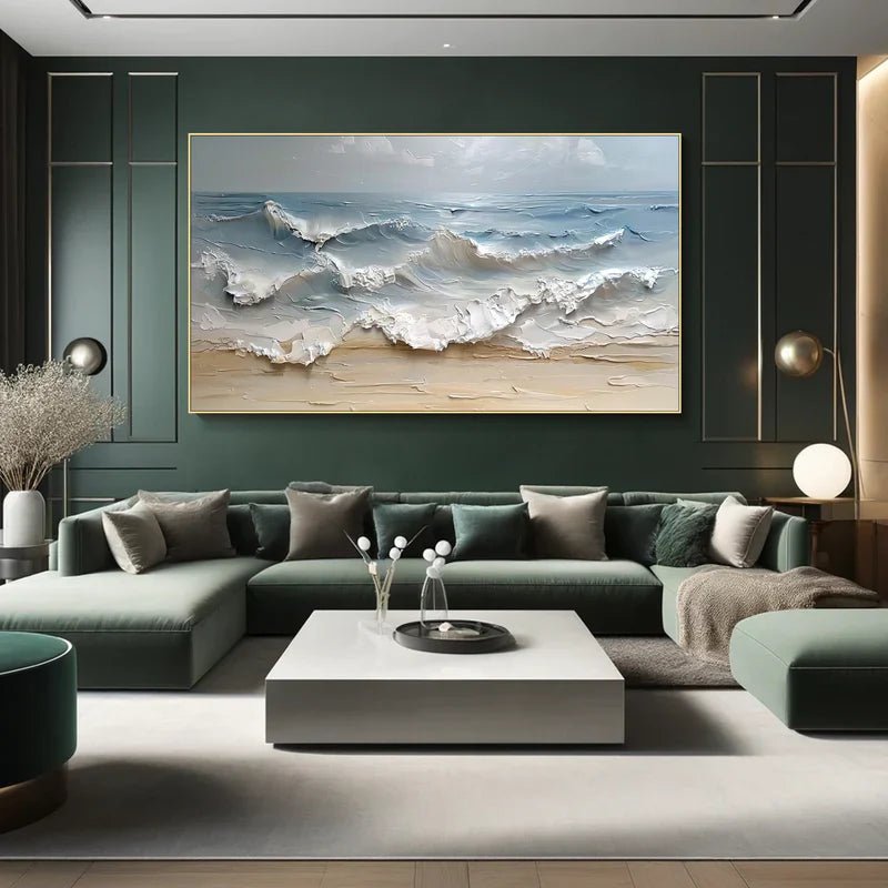 PLASTER ART TEXTURE Painting BV027 - royalbrushart